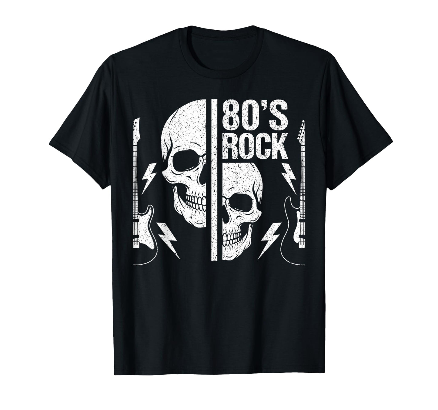 80S Rock N Roll Skeleto Rock Music T-Shirt - Novelty Apparel Unisex - T-Shirt, Sweatshirt, Hoodie