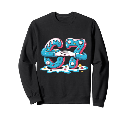 Baseball 6 7 Six Seven Candy Ice Sweatshirt - Streetwear Style Unisex - T-Shirt, Sweatshirt, Hoodie
