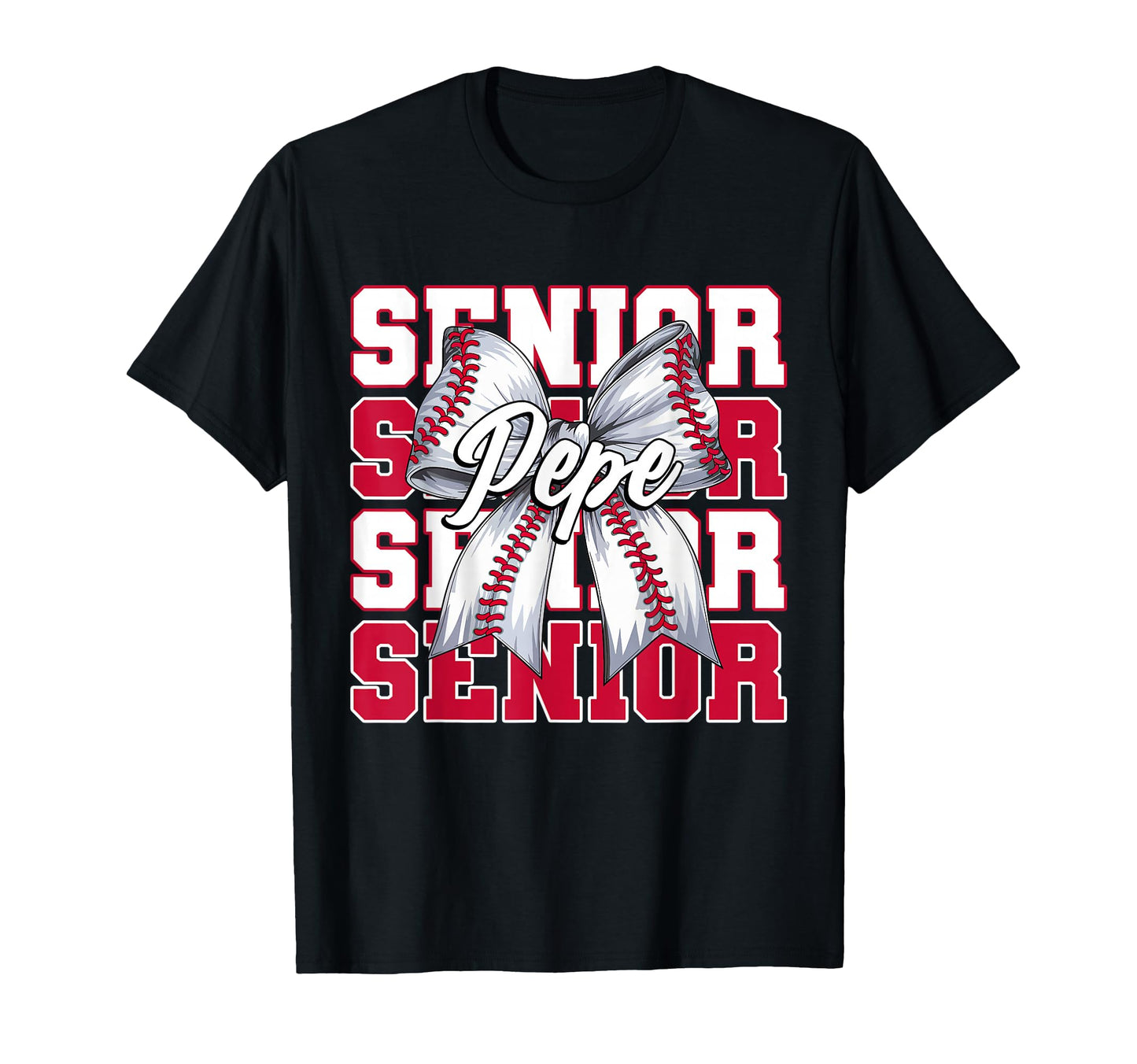 Baseball Pepe Senior 2026 Coquette T-Shirt - Custom Art Print for Adults - T-Shirt, Sweatshirt, Hoodie