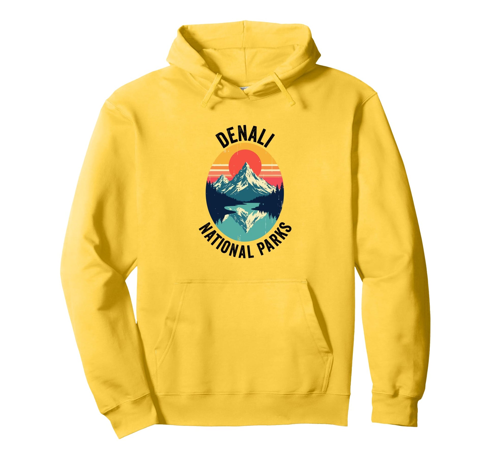 Denali National Park Souvenir Alaska Hoodie - Aesthetic Graphic Unisex - T-Shirt, Sweatshirt, Hoodie