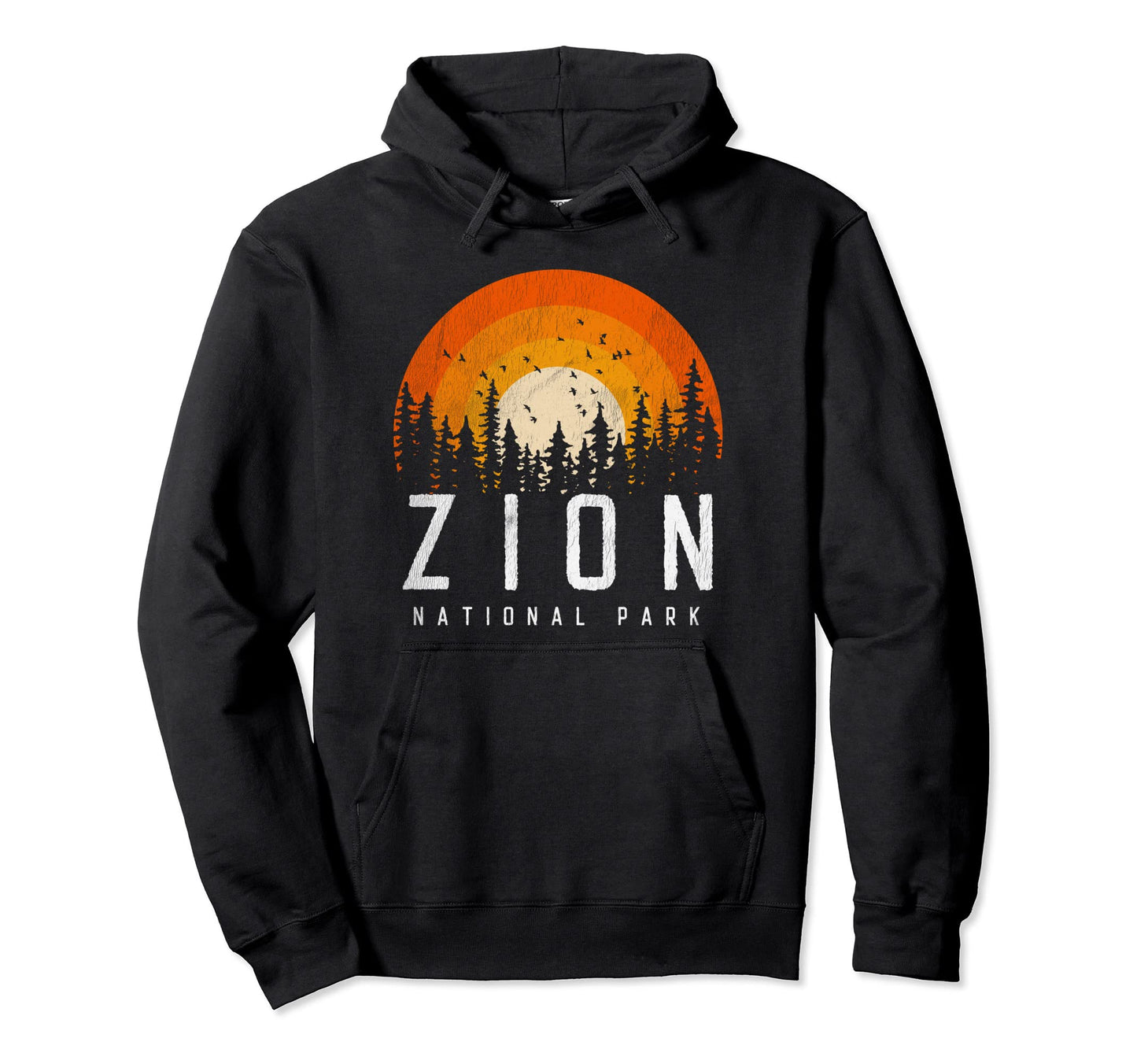 Zion Us National Park 70S 80S Gift Hoodie - Trendy Graphic Unisex - T-Shirt, Sweatshirt, Hoodie
