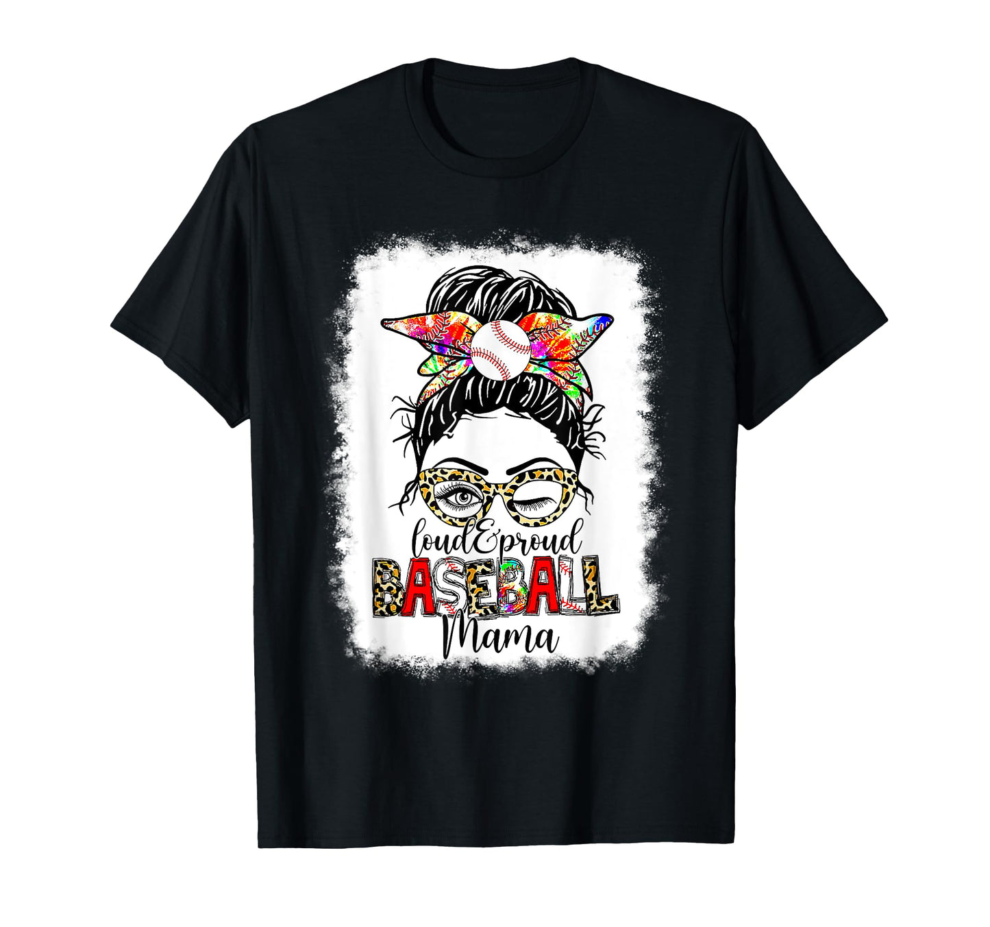 Loud And Proud Baseball Mom Mama T-Shirt - Aesthetic Graphic Men Women - T-Shirt, Sweatshirt, Hoodie