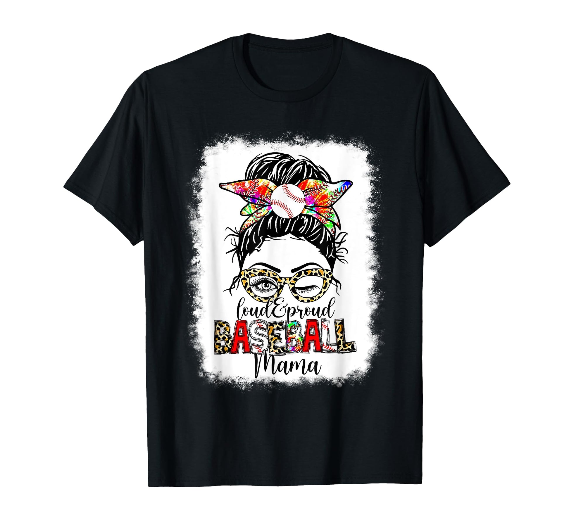 Loud And Proud Baseball Mom Mama T-Shirt - Aesthetic Graphic Men Women - T-Shirt, Sweatshirt, Hoodie