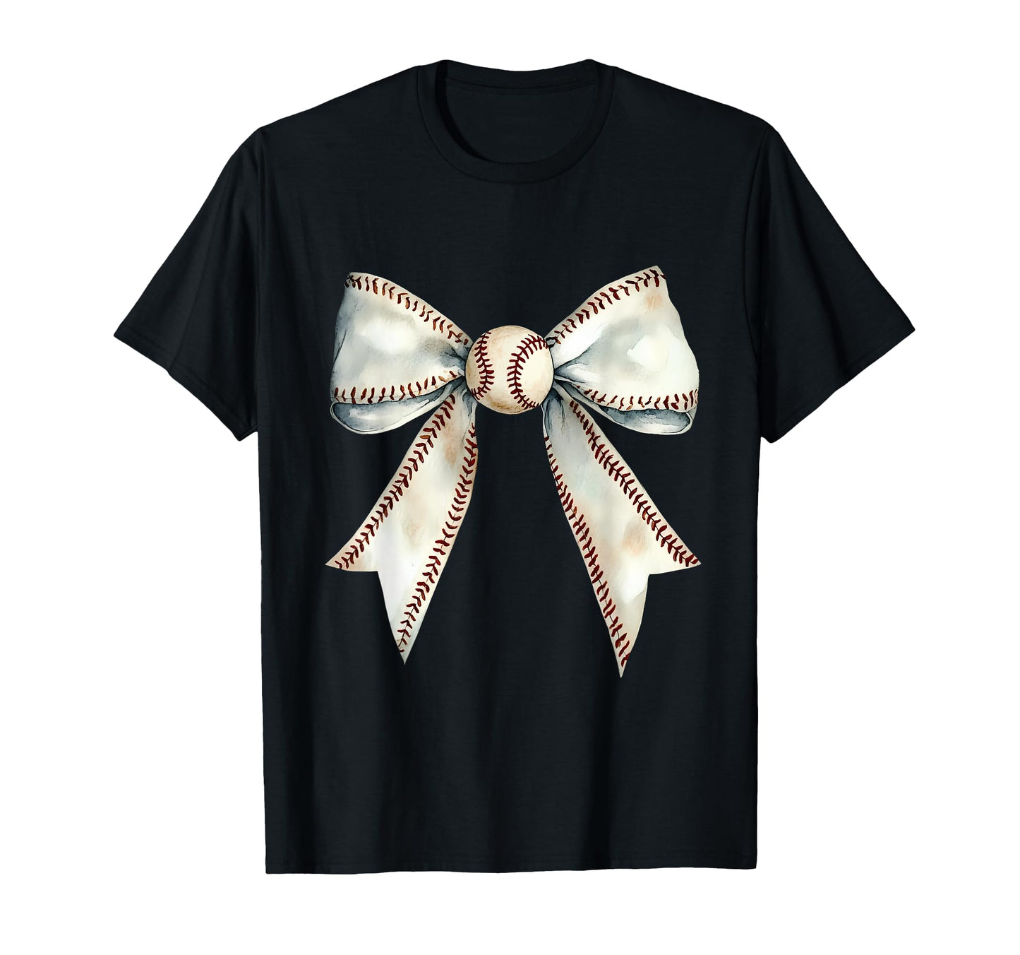 Baseball Coquette Bow Baseball Mom T-Shirt - Graphic Print Men Women - T-Shirt, Sweatshirt, Hoodie