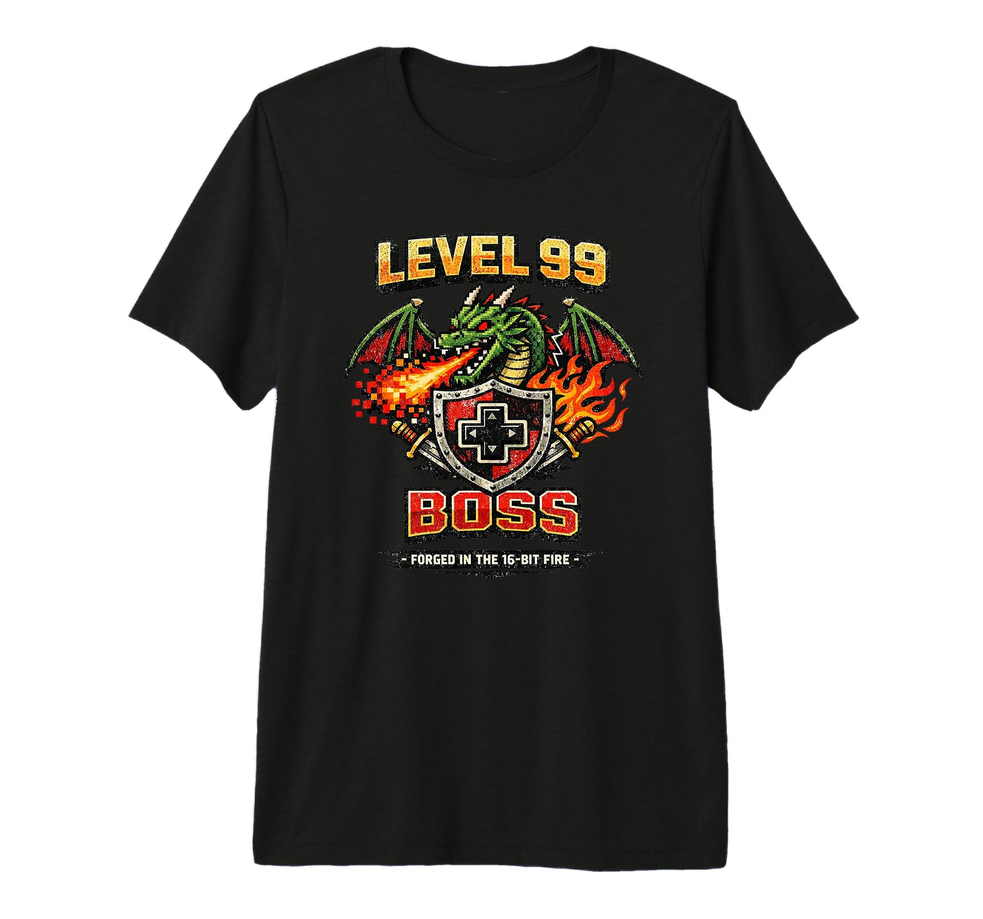 Gamer Funny 80S Arcade Tri Blend T-Shirt - Custom Art Print Men Women - T-Shirt, Sweatshirt, Hoodie