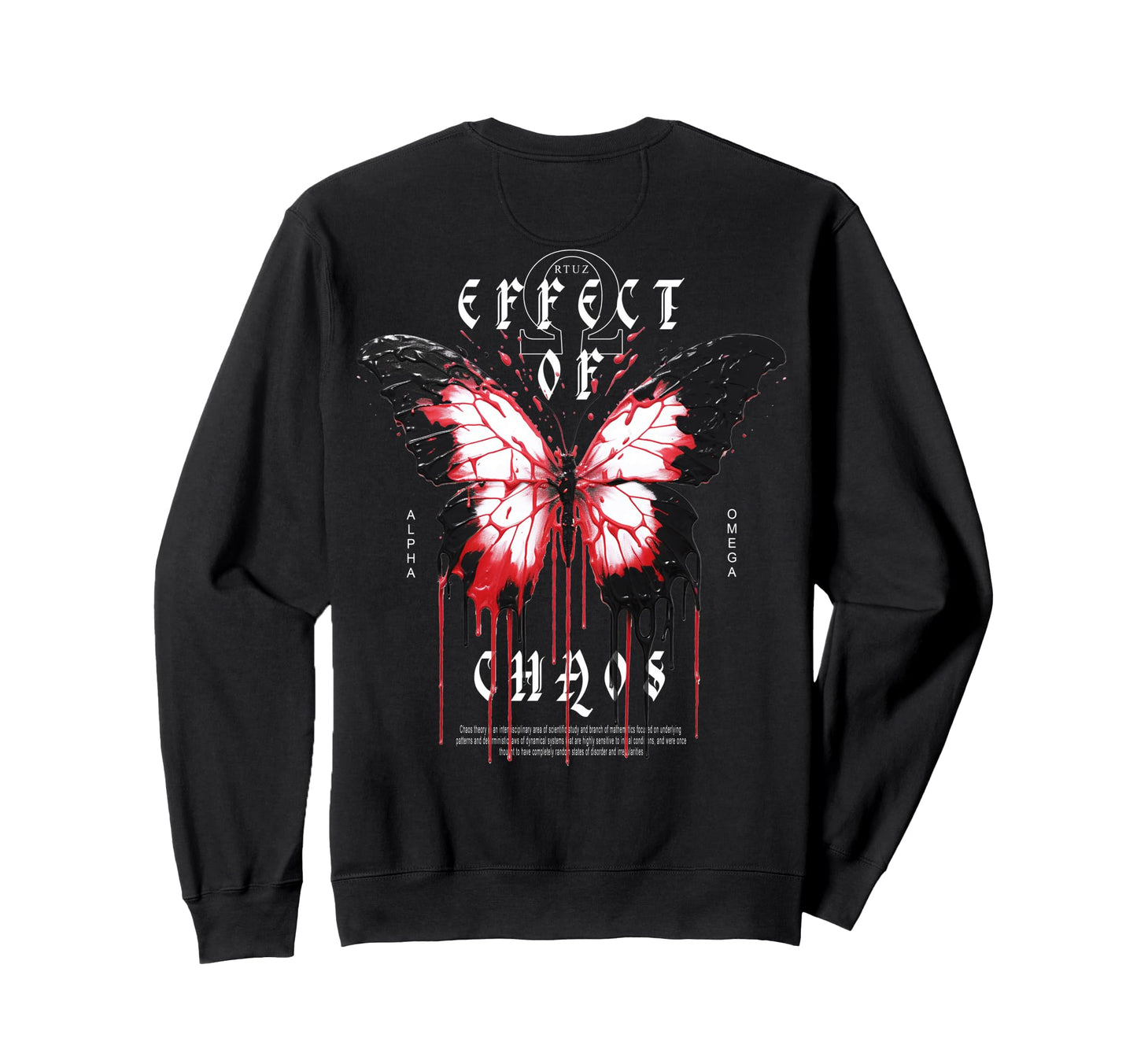 Y2K Back Streetwear Butterfly Sweatshirt - Graphic Print Unisex - T-Shirt, Sweatshirt, Hoodie