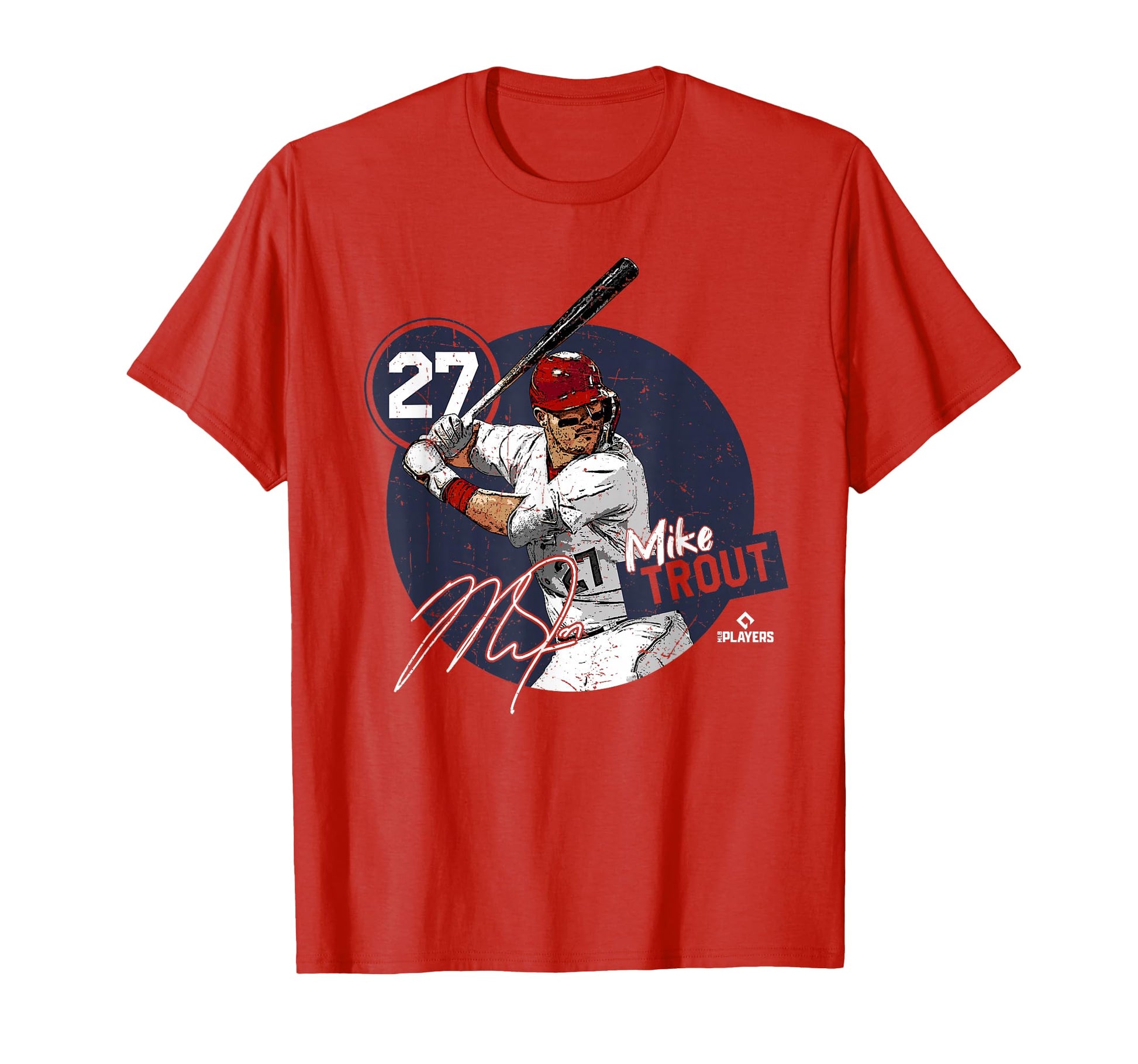 Mike Trout Los Angeles Baseball Mlb Players T-Shirt - Graphic Print Unisex - T-Shirt, Sweatshirt, Hoodie