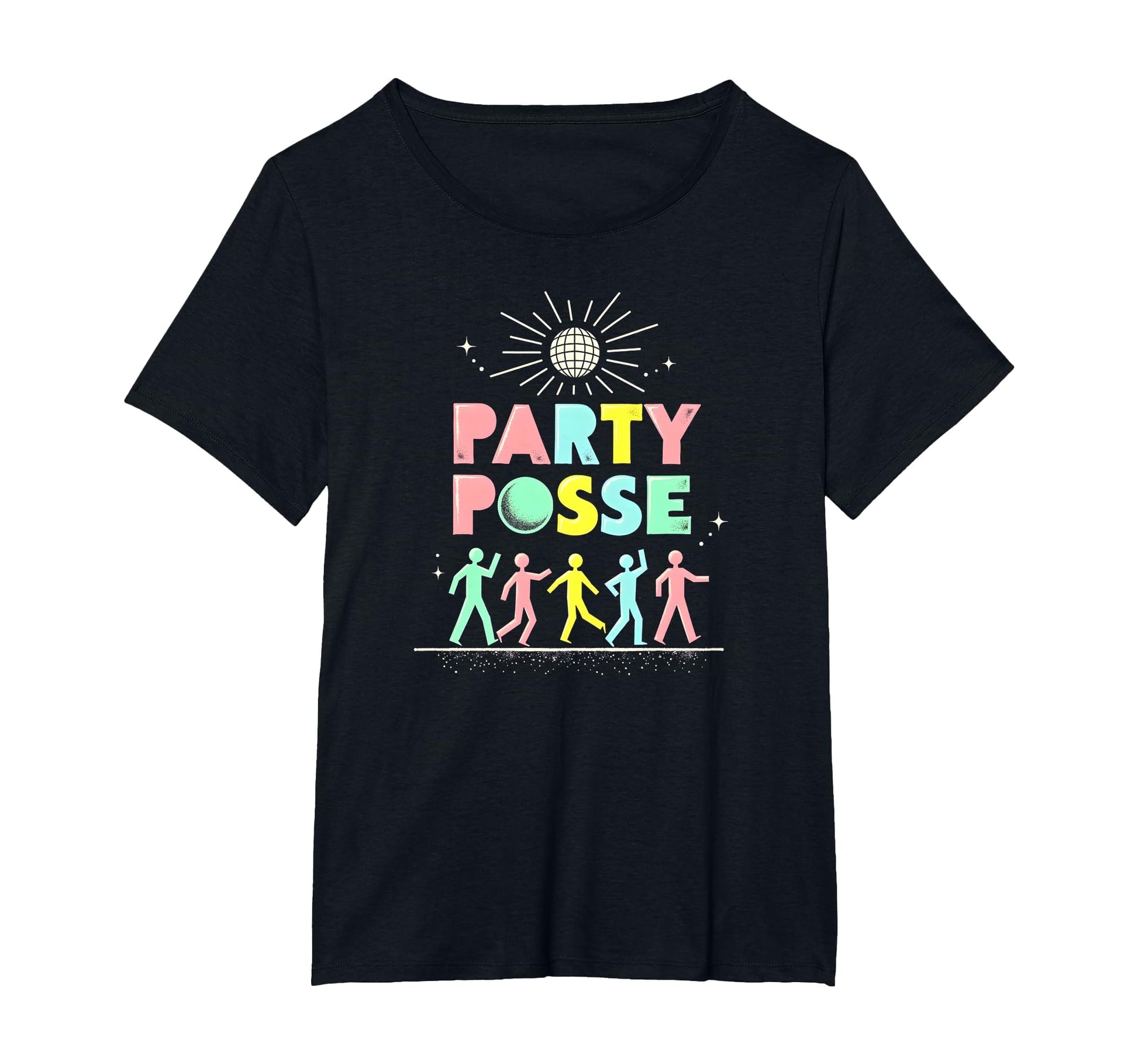 Party Posse Disco Fever Squad Night T-Shirt - Trendy Graphic Men Women - T-Shirt, Sweatshirt, Hoodie