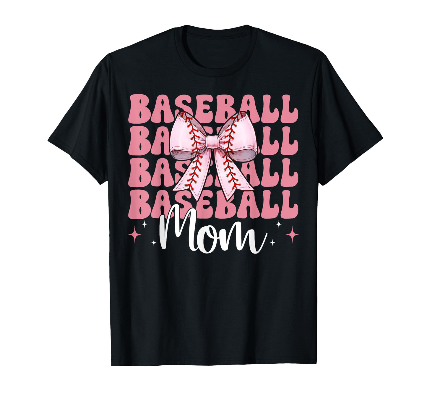 Baseball Mom Baseball Mama Mothers T-Shirt - Custom Art Print for Adults - T-Shirt, Sweatshirt, Hoodie
