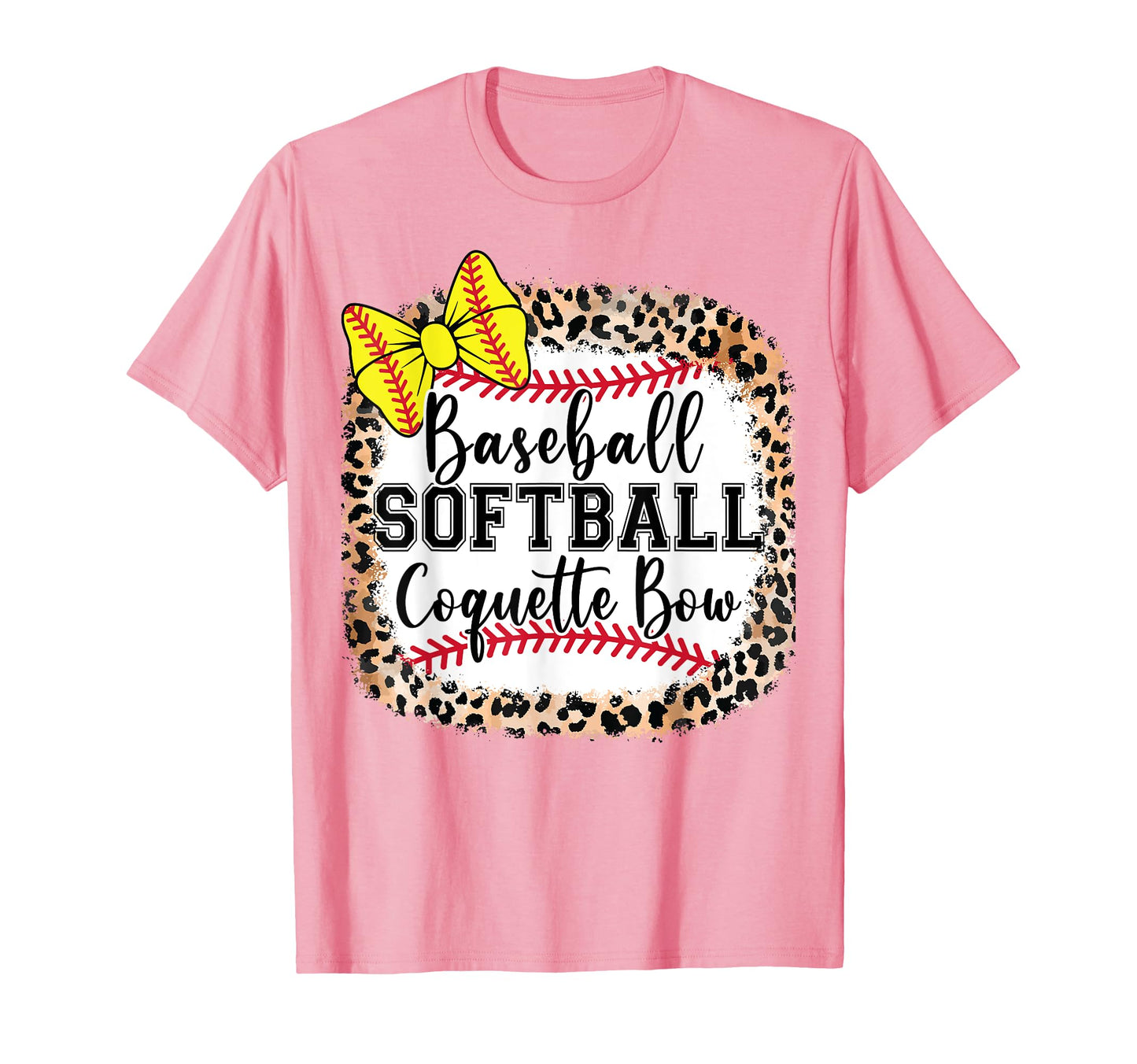 Teen Baseball Softball Coquette Bow Mom T-Shirt - Aesthetic Graphic Unisex - T-Shirt, Sweatshirt, Hoodie