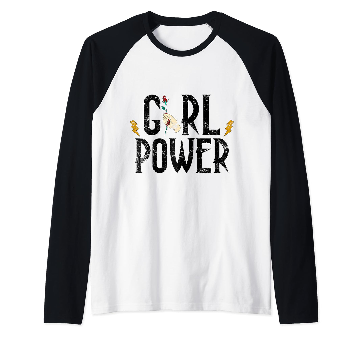 Power Flower Lightning Bolt Lady Team T-Shirt - Trendy Graphic Men Women - T-Shirt, Sweatshirt, Hoodie