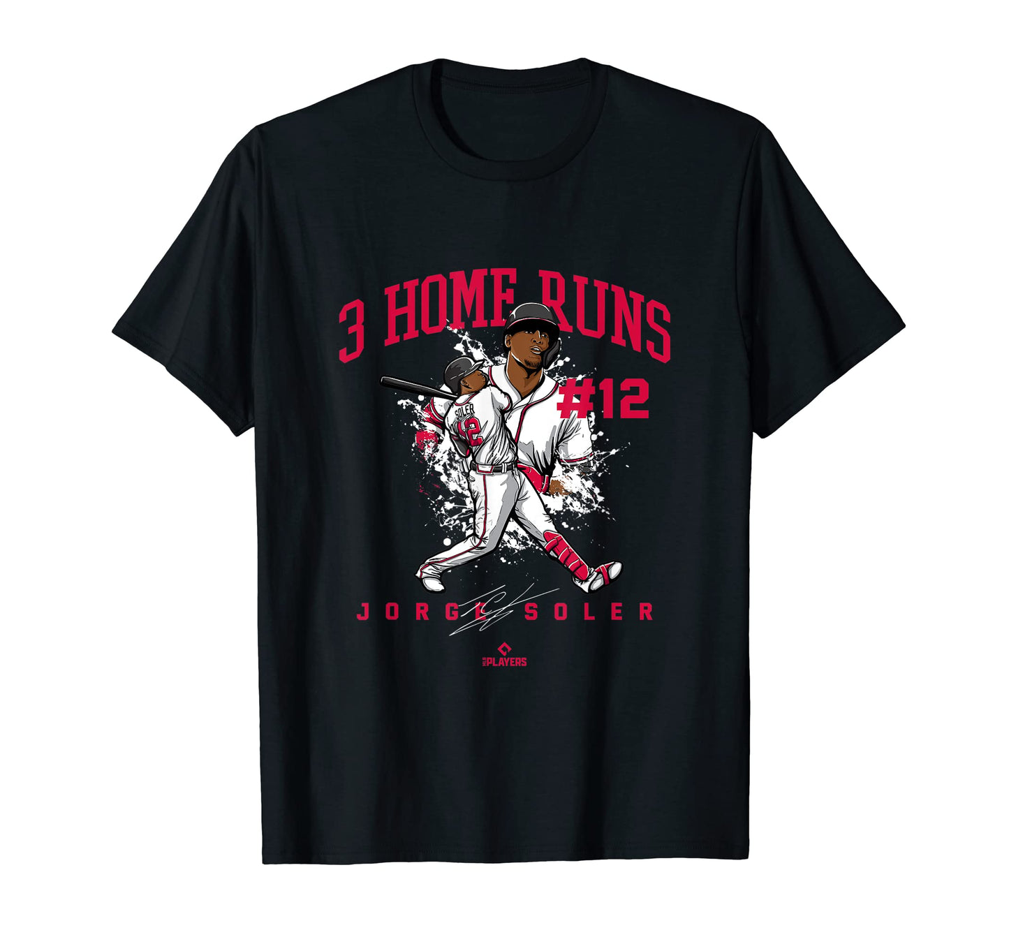 3 Home Runs Jorge Soler Mlbpa Baseball T-Shirt - Fun Novelty Design Unisex - T-Shirt, Sweatshirt, Hoodie