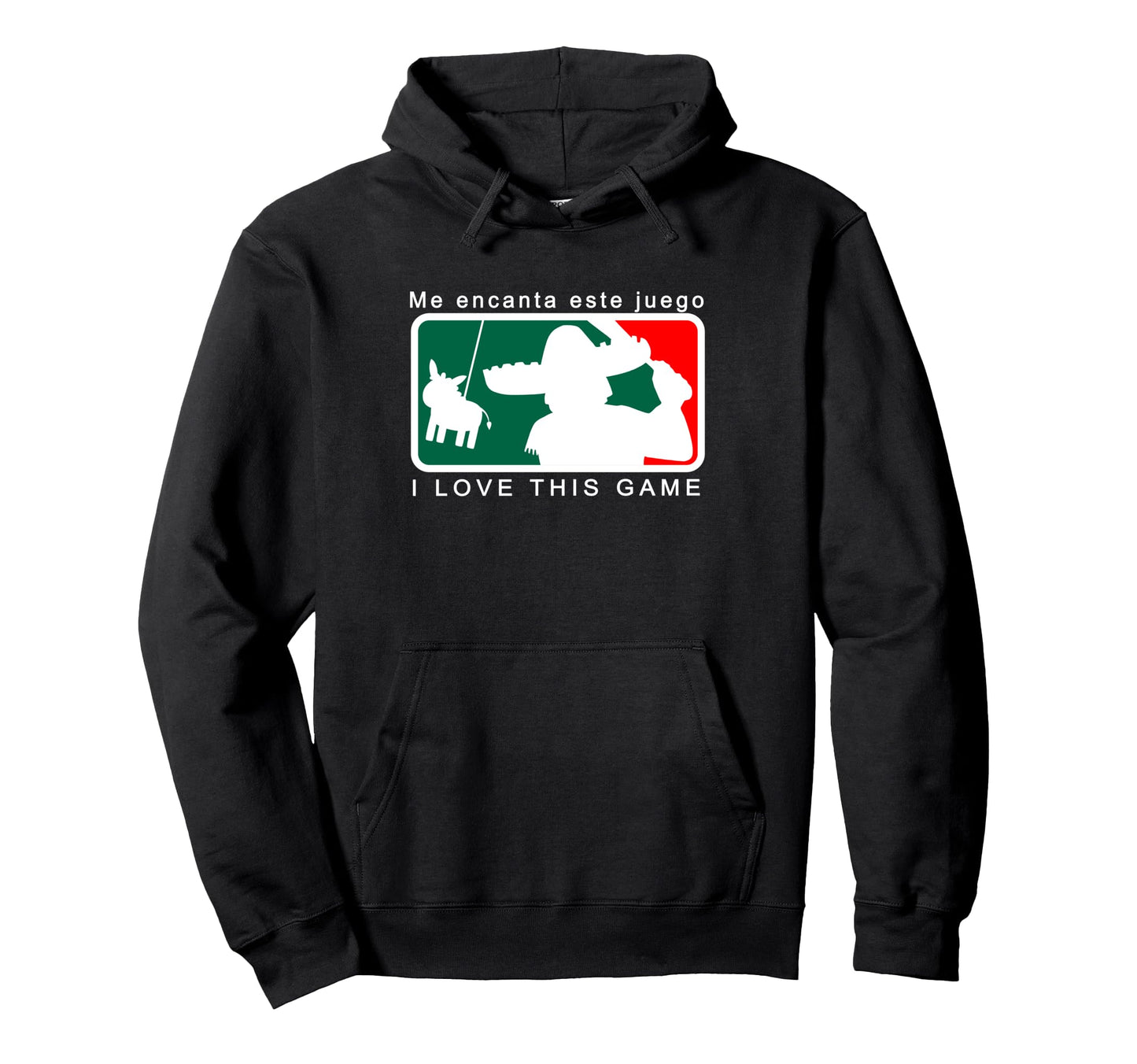 Fun Mexican Pinnata Party Baseball Hoodie - Fun Novelty Design Men Women - T-Shirt, Sweatshirt, Hoodie