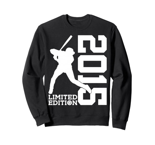 11Th Birthday Baseball 2015 Sweatshirt - Graphic Print for Adults - T-Shirt, Sweatshirt, Hoodie
