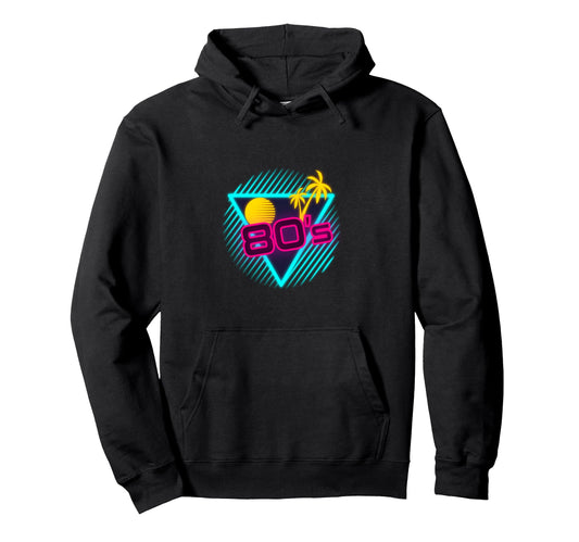 80S Synthwave Sunset Aesthetic Vibes Hoodie - Minimalist Print for Adults - T-Shirt, Sweatshirt, Hoodie
