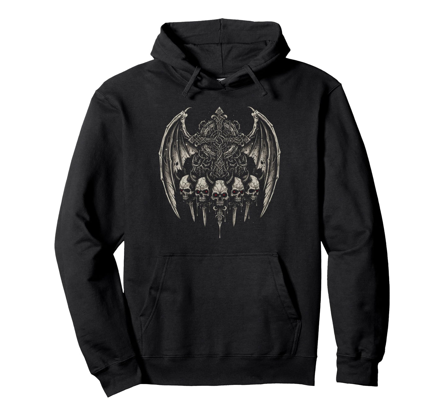 Occult Y2K Grunge Aesthetic Alt Hoodie - Fun Novelty Design for Adults - T-Shirt, Sweatshirt, Hoodie