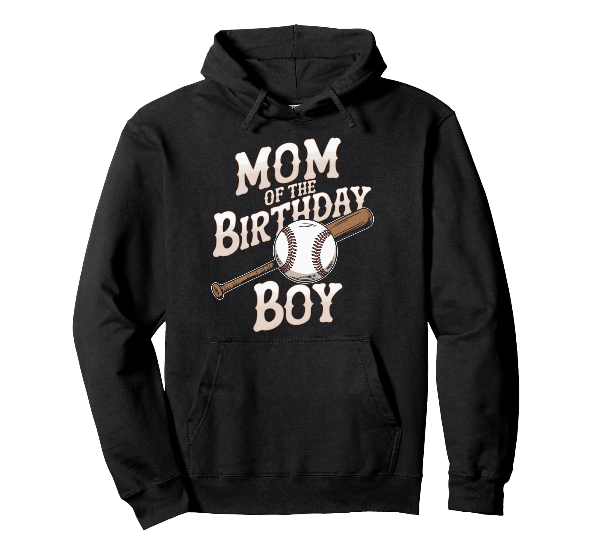 Mom Birthday Baseball Birthday Party Hoodie - Custom Art Print Unisex - T-Shirt, Sweatshirt, Hoodie