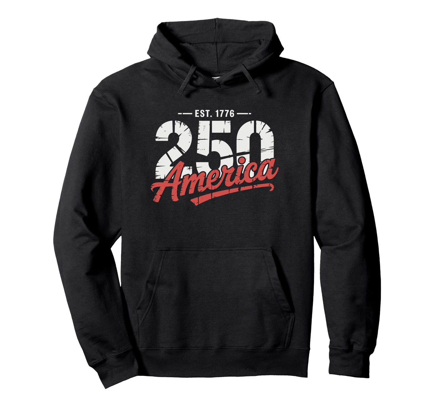 America 250 Years Est 1776 Usa United Hoodie - Custom Art Print Unisex - T-Shirt, Sweatshirt, Hoodie