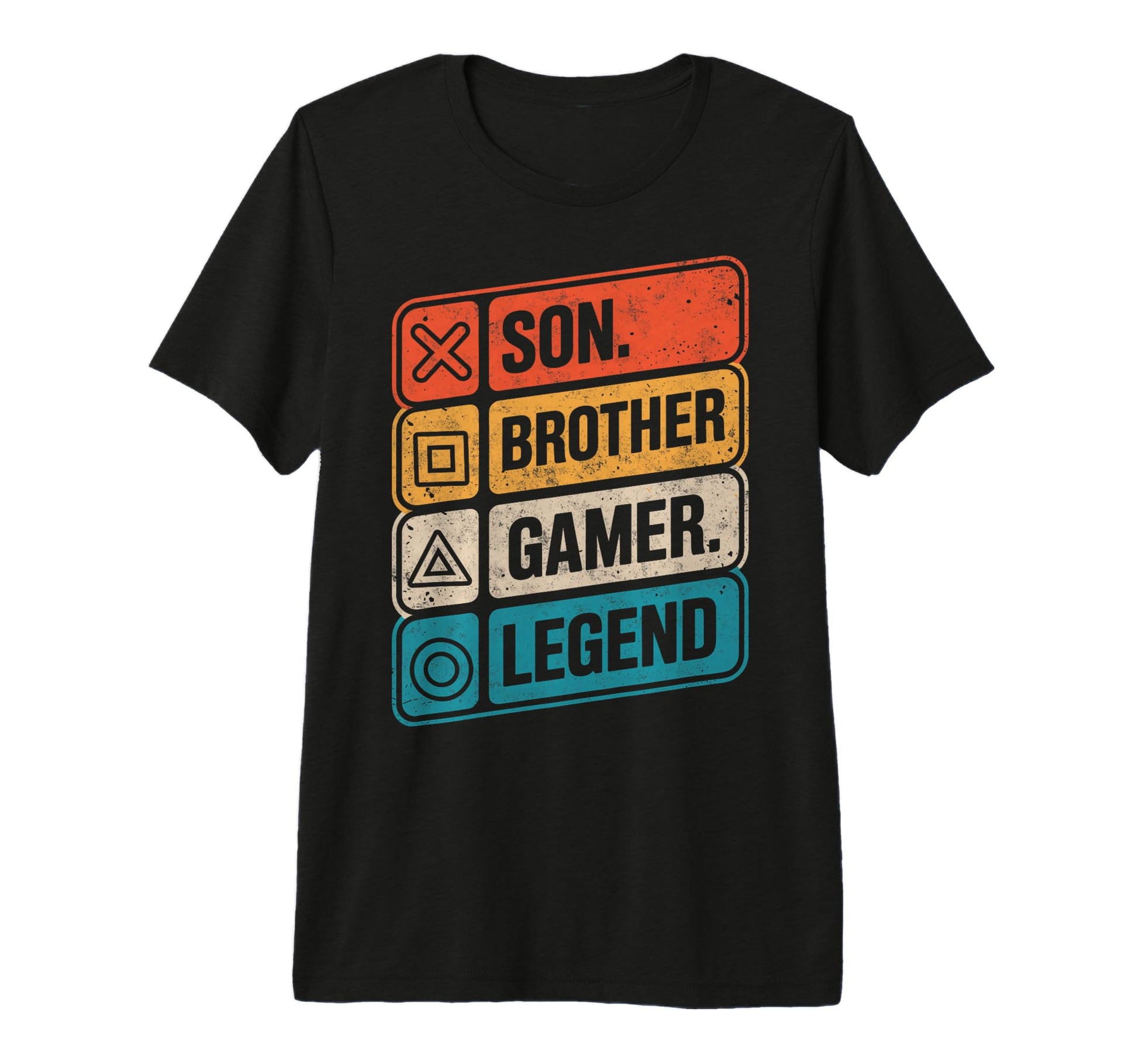Son Brother Gamer Legend Video Game Gaming T-Shirt - Unique Graphic Unisex - T-Shirt, Sweatshirt, Hoodie