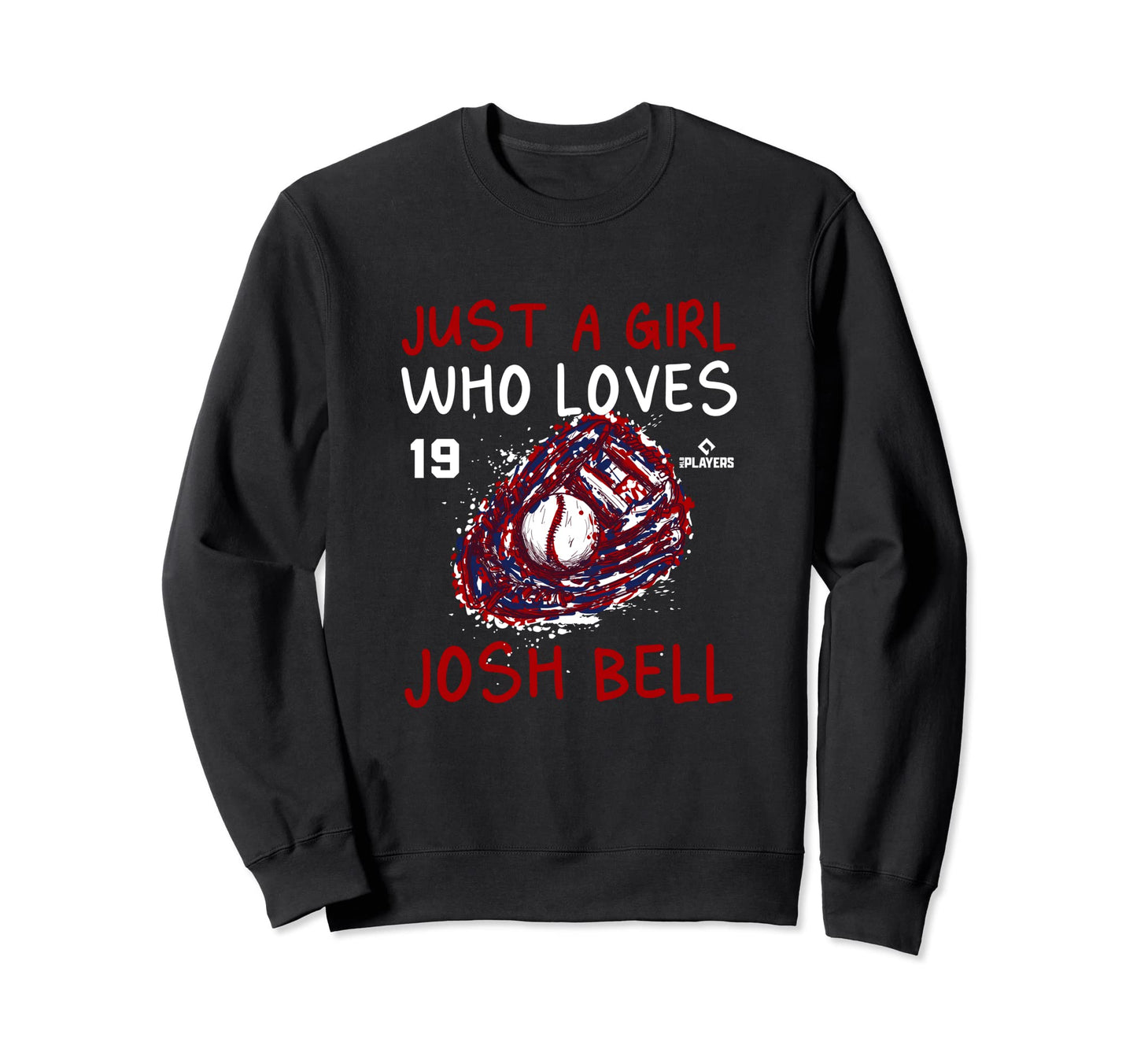 Who Loves Josh Bell Fan Mlbpa Sweatshirt - Minimalist Print for Adults - T-Shirt, Sweatshirt, Hoodie