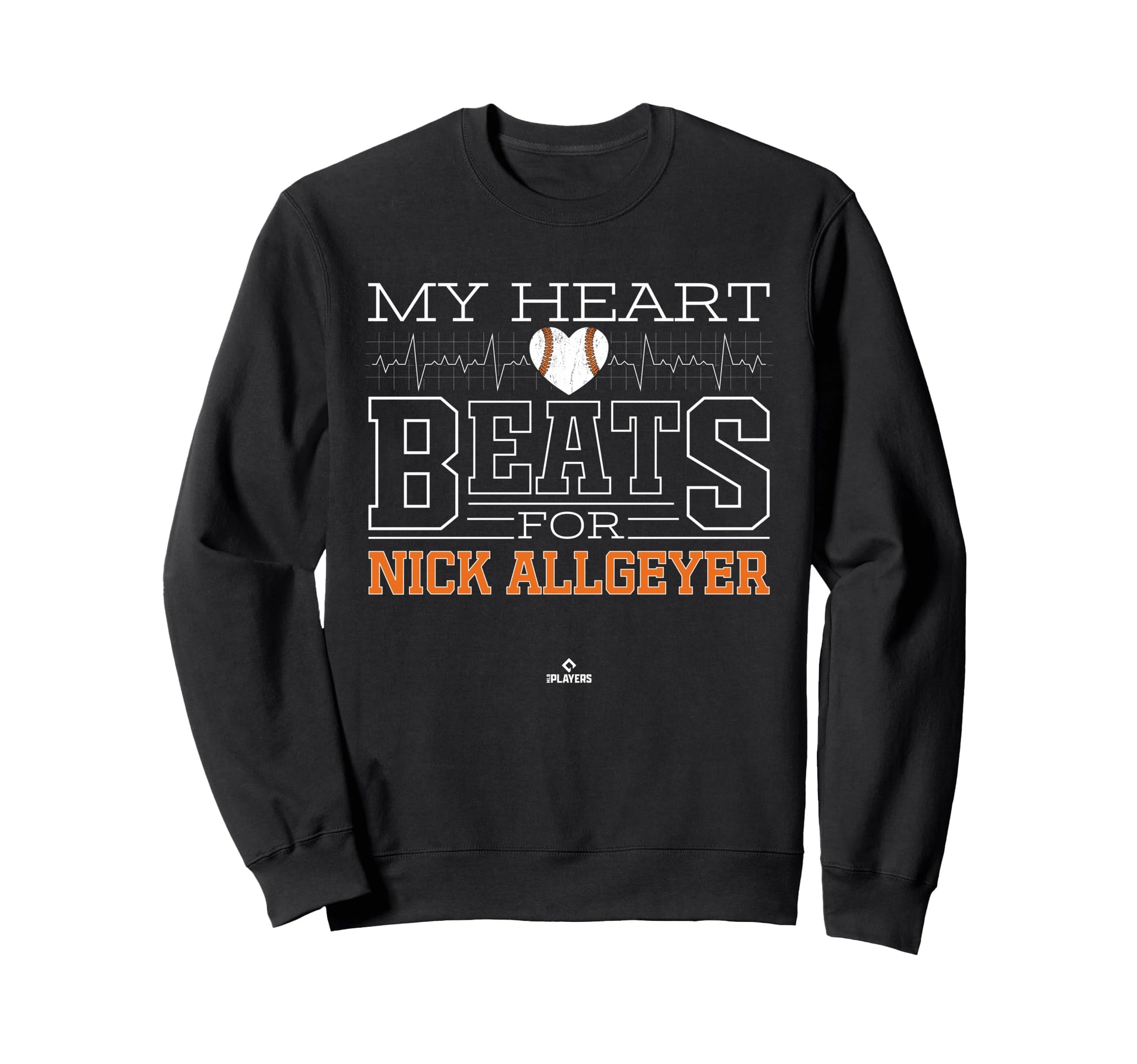 My Heart Beats Nick Allgeyer Sweatshirt - Novelty Apparel for Adults - T-Shirt, Sweatshirt, Hoodie