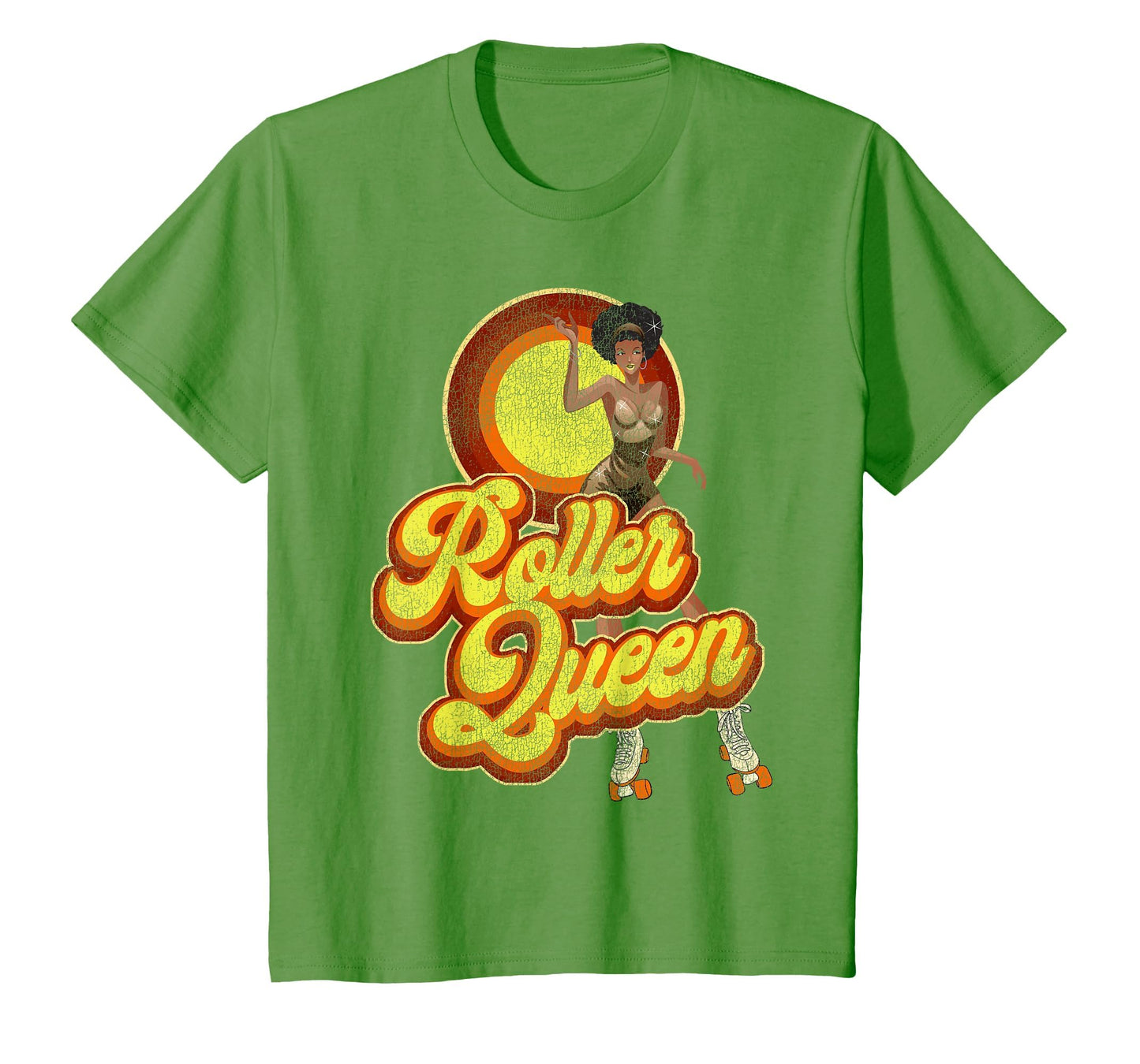Roller Skating Skate 1970S Afro T-Shirt - Streetwear Style Men Women - T-Shirt, Sweatshirt, Hoodie