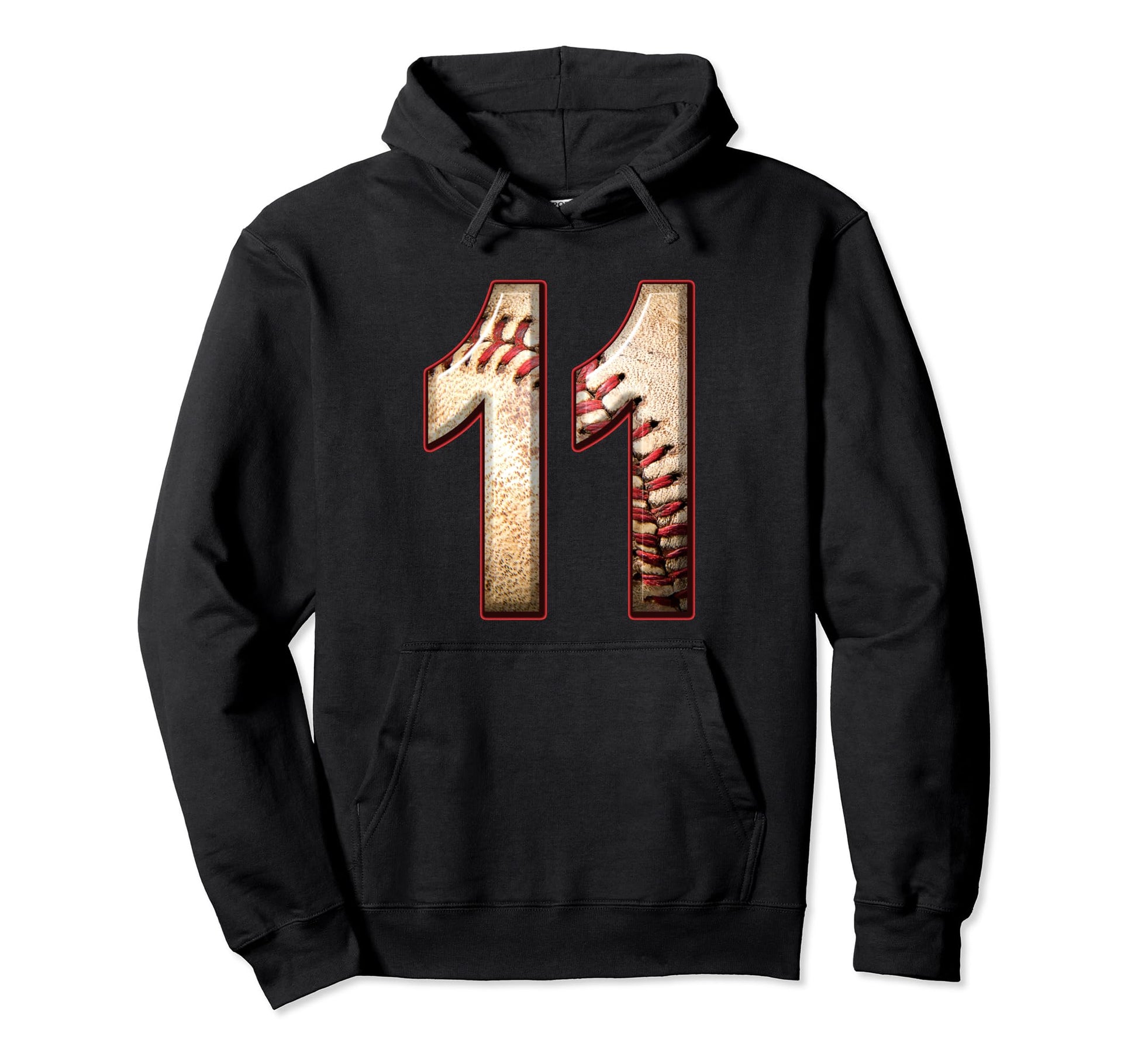 Baseball Birthday Eleven 11 Years Old 11Th Hoodie - Trendy Graphic Unisex - T-Shirt, Sweatshirt, Hoodie