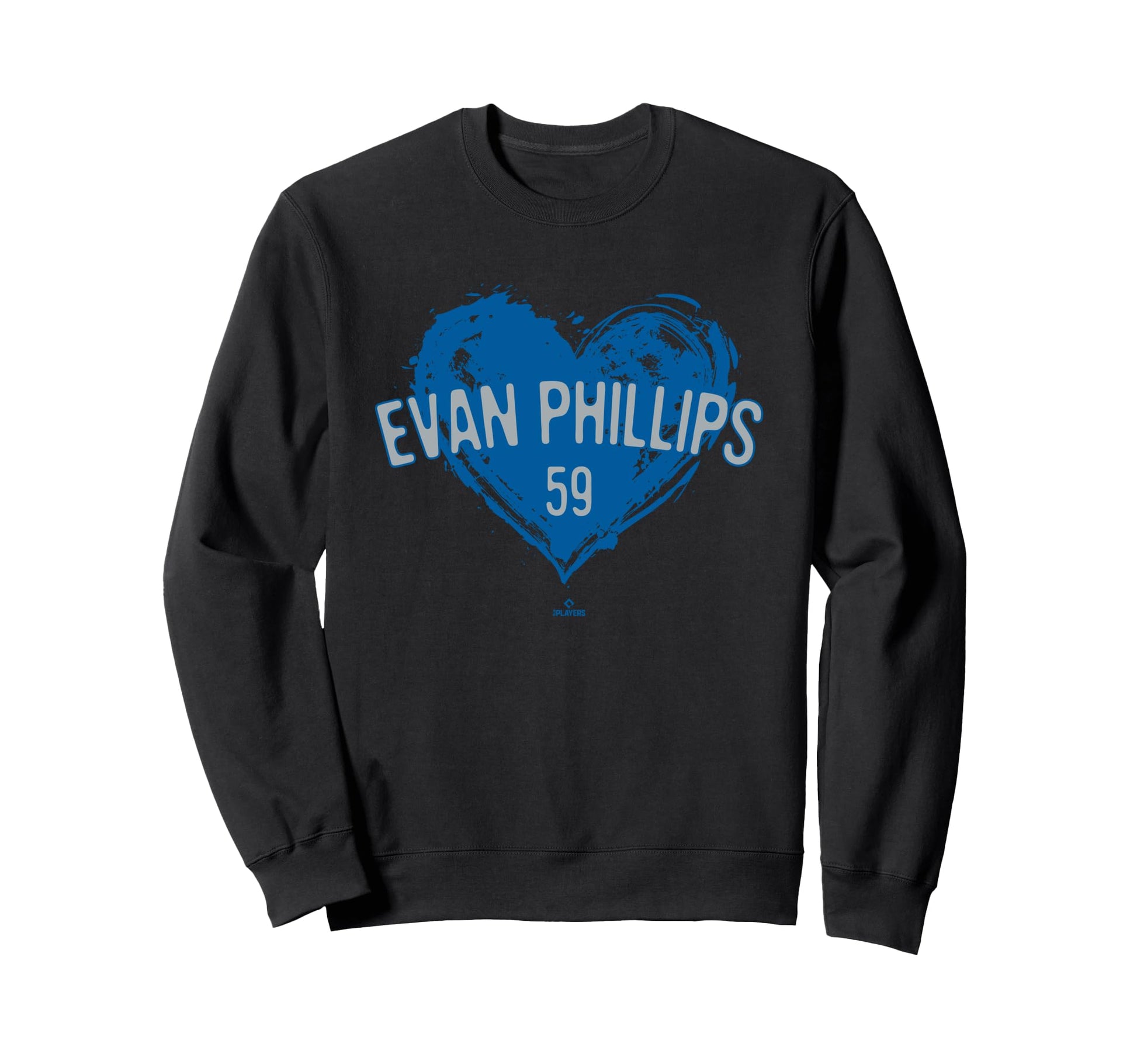 Distressed Heart Evan Phillips Los Sweatshirt - Minimalist Print Unisex - T-Shirt, Sweatshirt, Hoodie