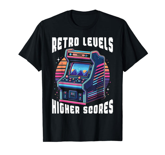 80S Arcade Nostalgia Pixel Art T-Shirt - Aesthetic Graphic for Adults - T-Shirt, Sweatshirt, Hoodie