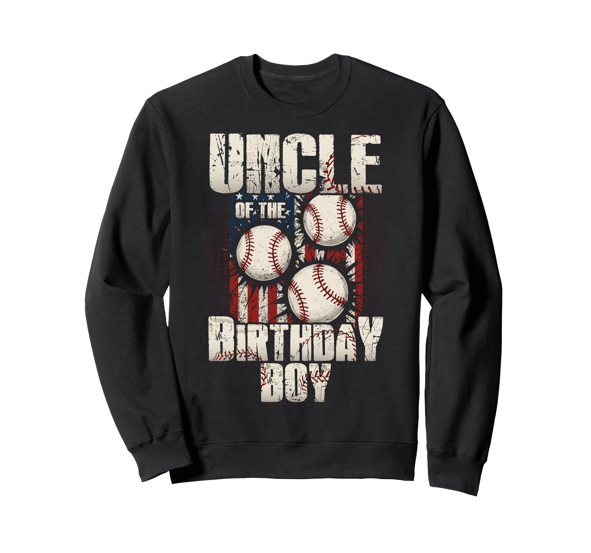 Uncle Birthday Matching Baseball Sweatshirt - Trendy Graphic Men Women - T-Shirt, Sweatshirt, Hoodie
