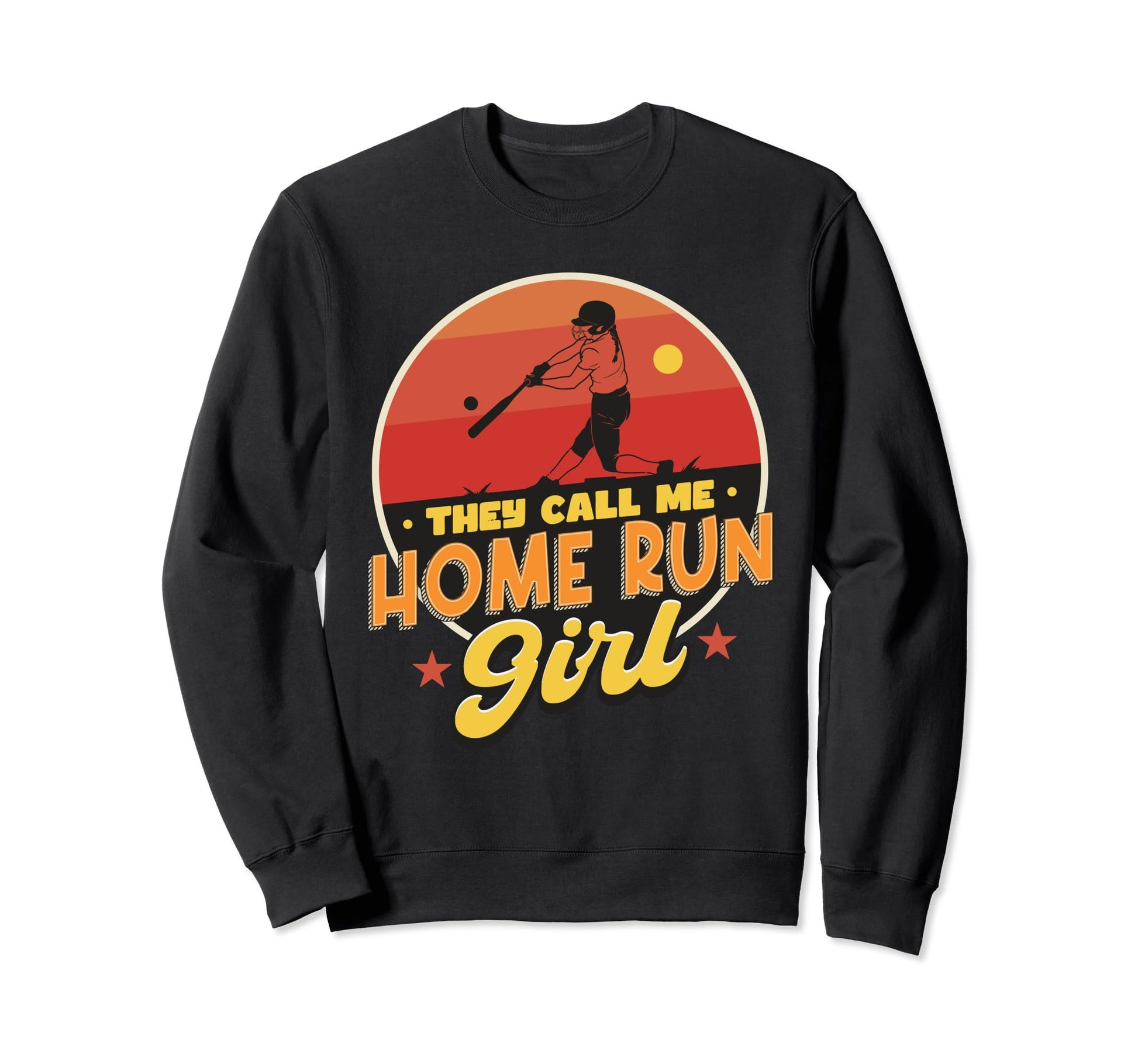 Softball Player Softball Home Run Sweatshirt - Minimalist Print Unisex - T-Shirt, Sweatshirt, Hoodie