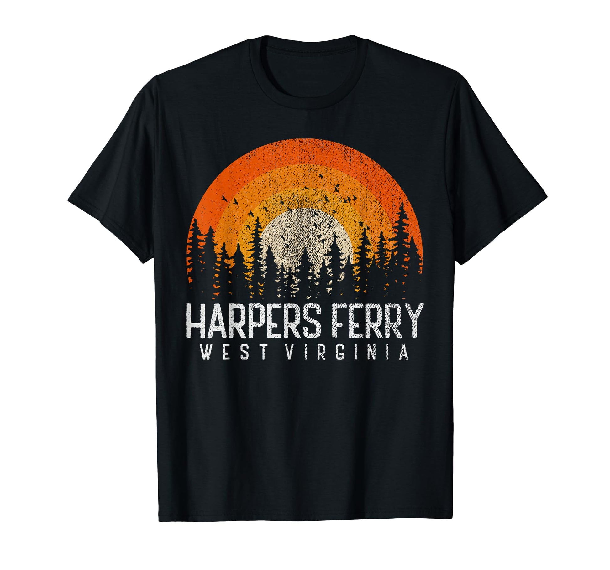 Harpers Ferry West Virginia Wv 70S T-Shirt - Aesthetic Graphic Men Women - T-Shirt, Sweatshirt, Hoodie
