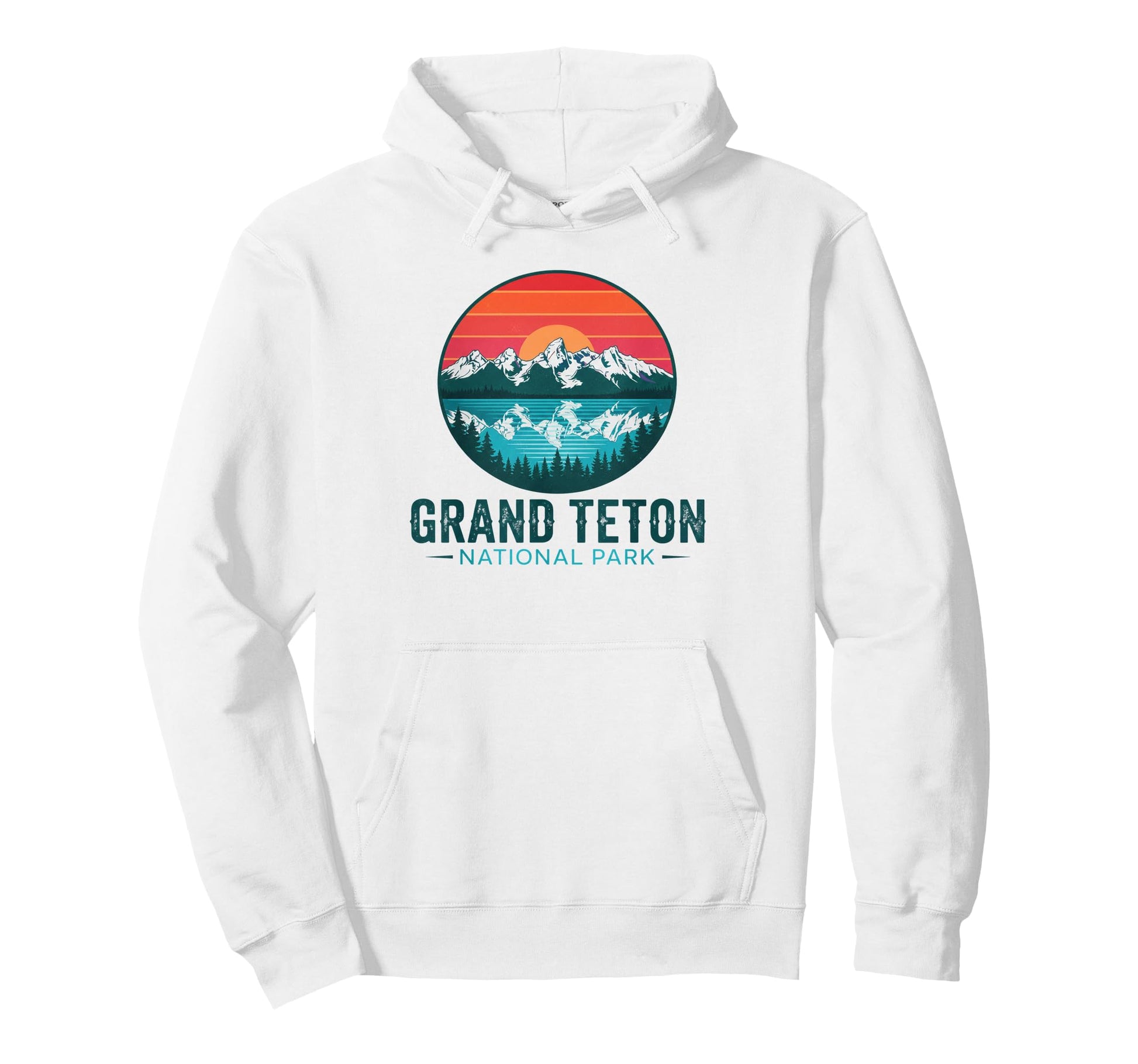 Grand Teton National Park Outdoor Us Hoodie - Custom Art Print Unisex - T-Shirt, Sweatshirt, Hoodie