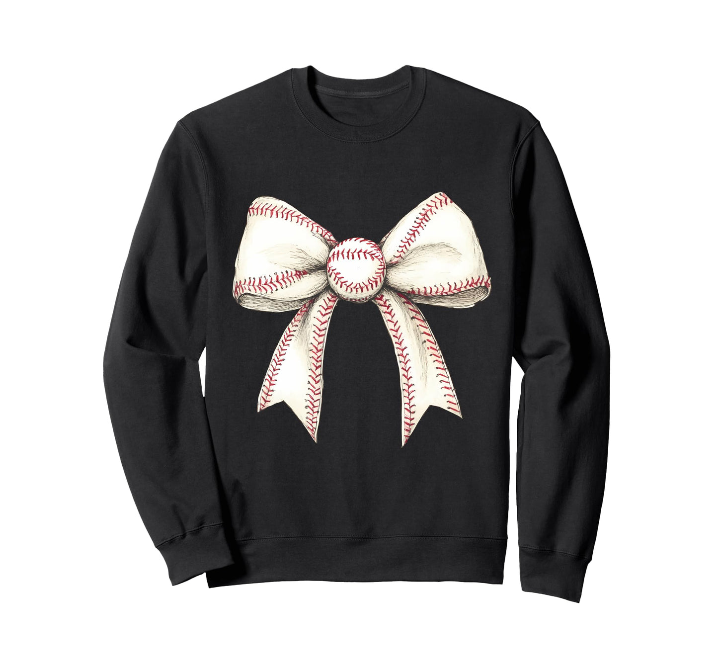 Baseball Coquette Bow Baseball Mom Sweatshirt - Trendy Graphic Unisex - T-Shirt, Sweatshirt, Hoodie