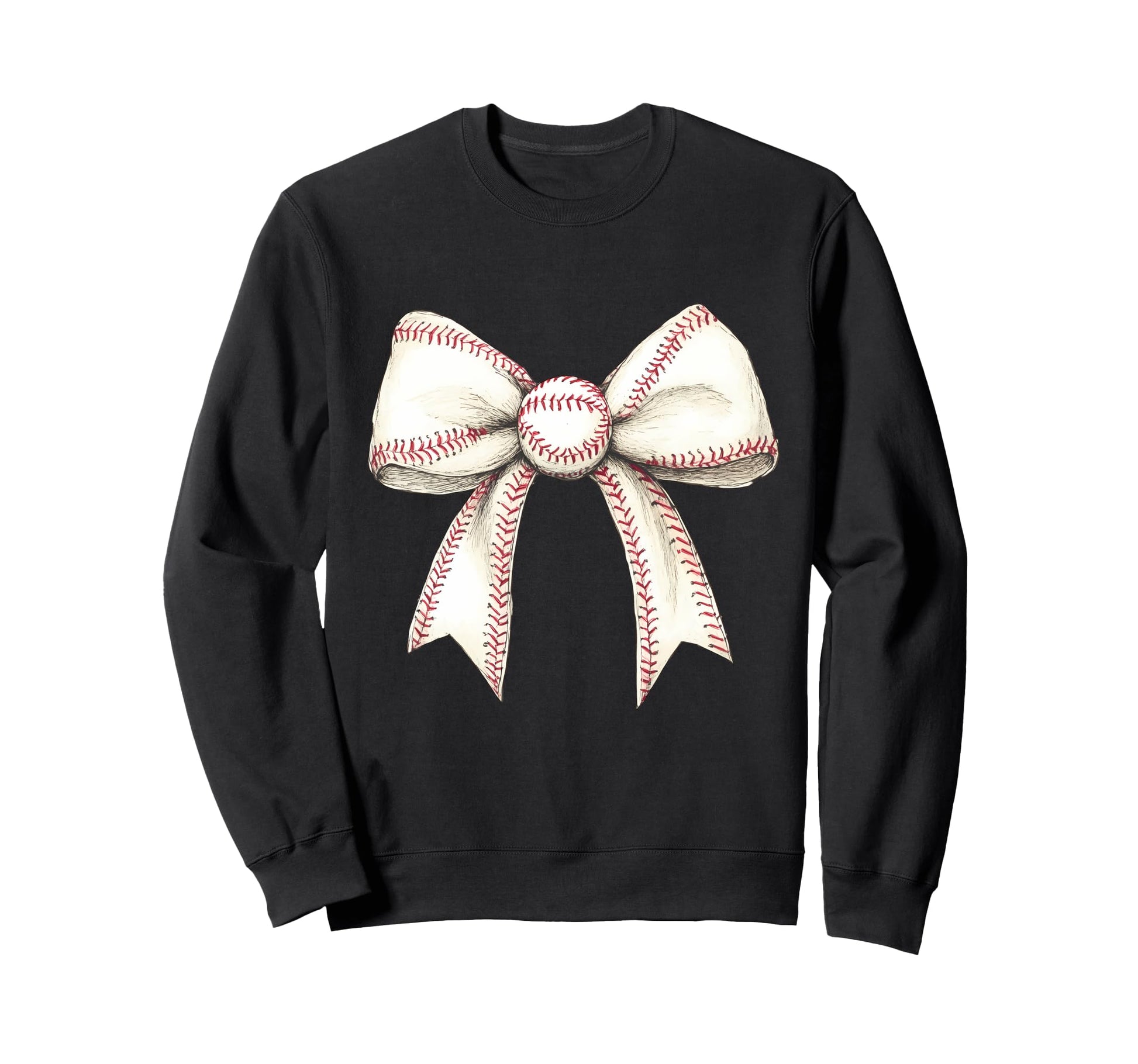Baseball Coquette Bow Baseball Mom Sweatshirt - Trendy Graphic Unisex - T-Shirt, Sweatshirt, Hoodie