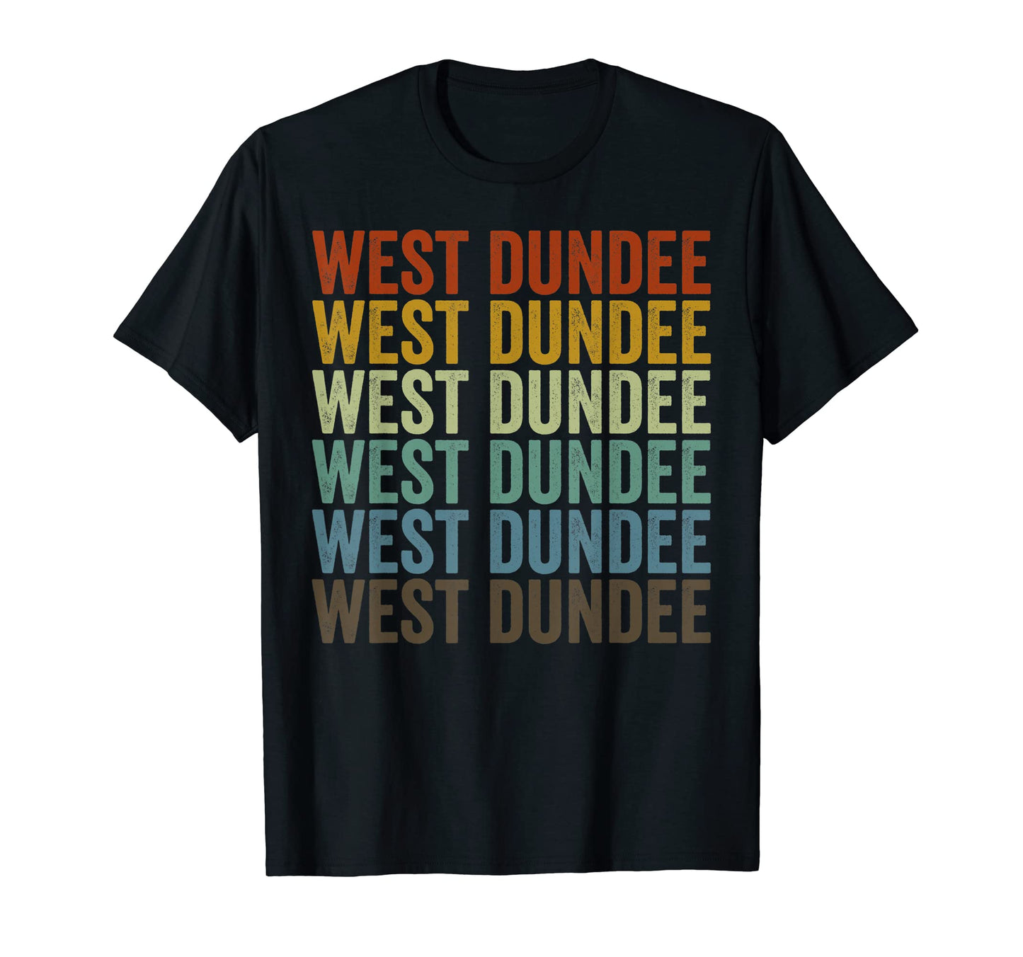 West Dundee City T-Shirt - Minimalist Print Men Women - T-Shirt, Sweatshirt, Hoodie