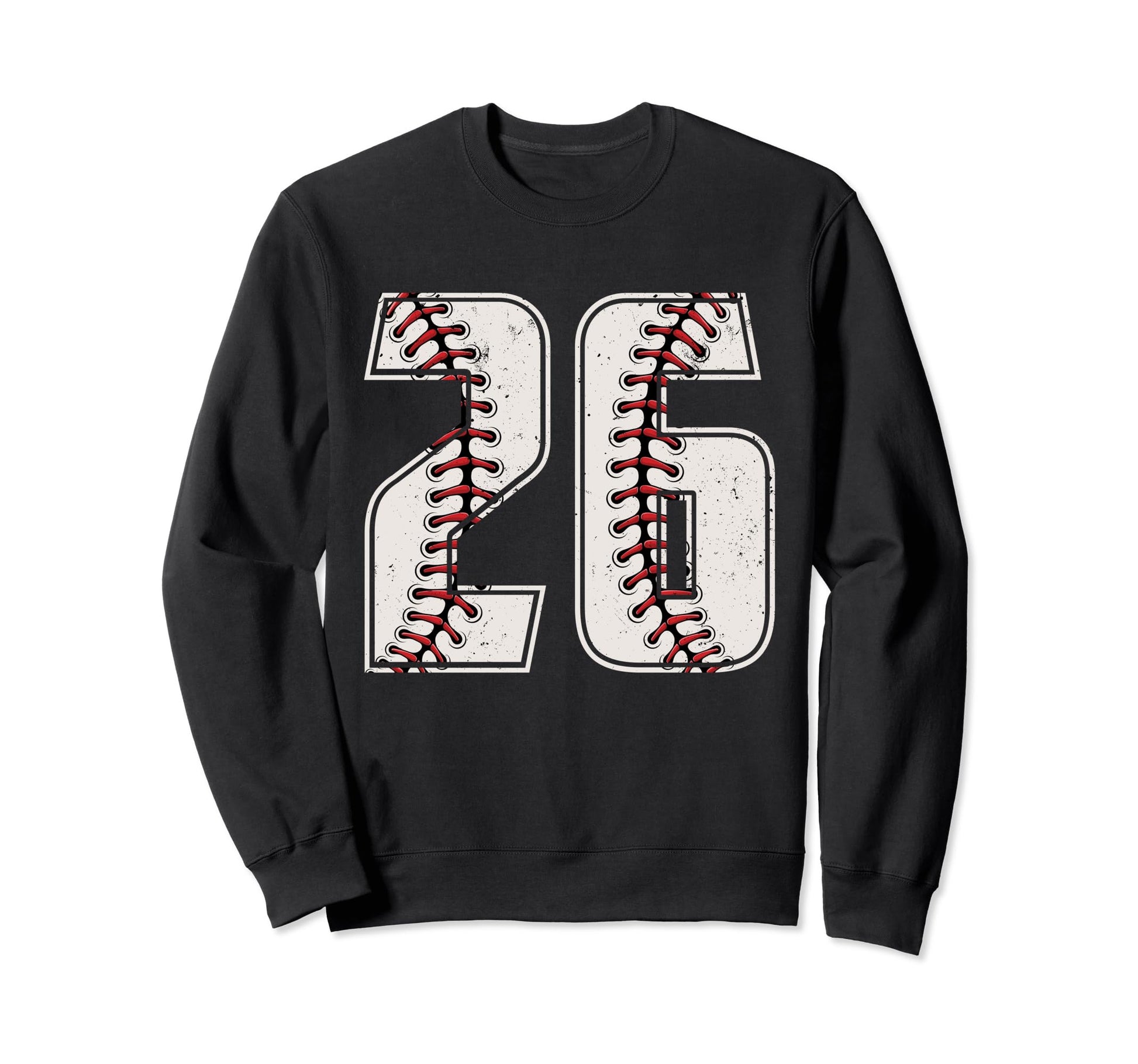 Baseball Player Number 26 Twenty Six Sweatshirt - Unique Graphic Men Women - T-Shirt, Sweatshirt, Hoodie