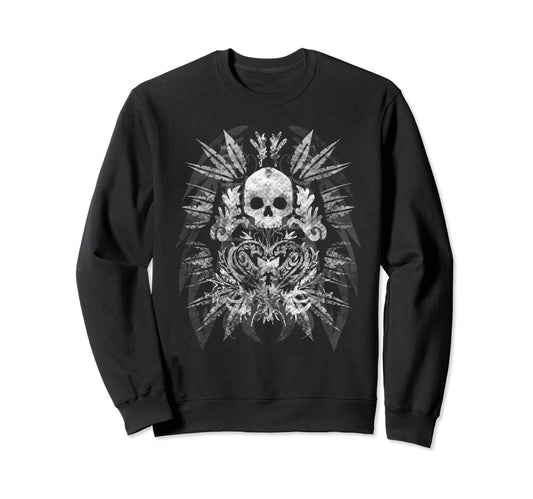 Aesthetic Y2K Fairy Wings Skeleton Sweatshirt - Custom Art Print Men Women - T-Shirt, Sweatshirt, Hoodie
