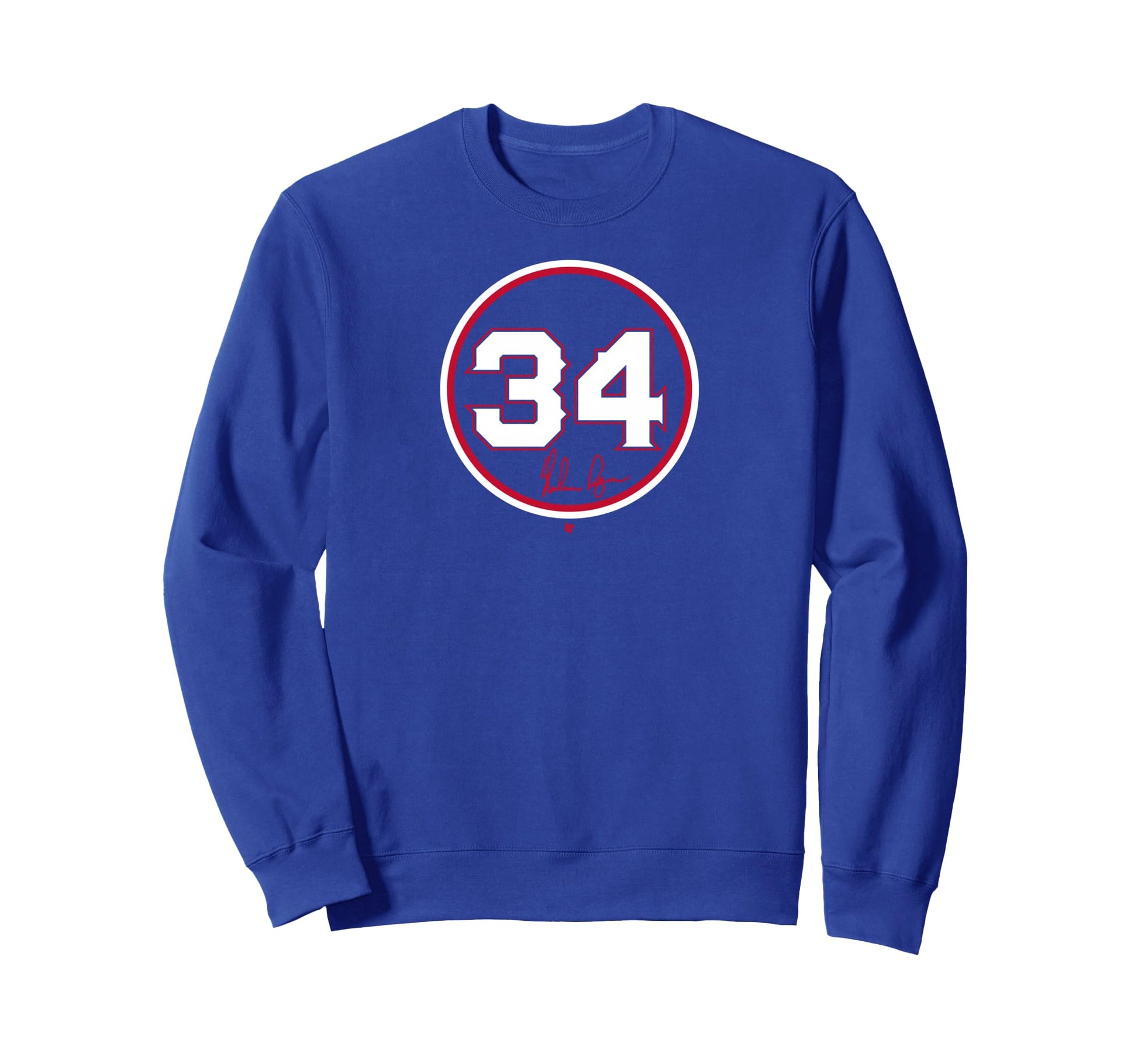 Nolan Ryan Number Circle Texas Baseball Sweatshirt - Trendy Graphic Unisex - T-Shirt, Sweatshirt, Hoodie