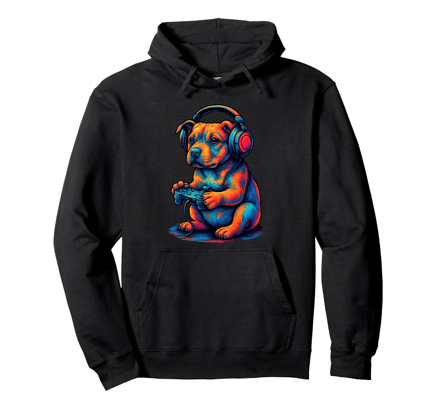 American Staffordshire Terrier Gamer Hoodie - Aesthetic Graphic Unisex - T-Shirt, Sweatshirt, Hoodie