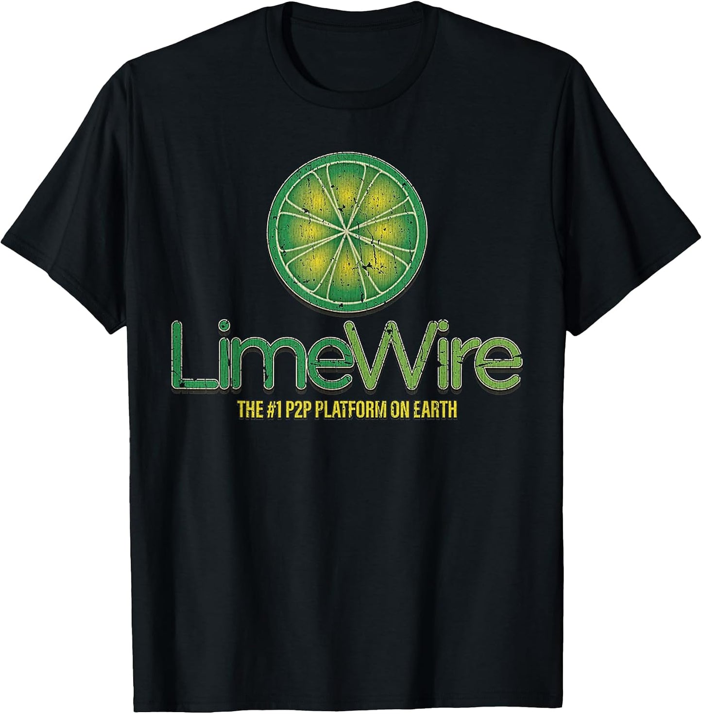 Funny Lime Wire Retro P2P Computer System Lover - Adult & Kids T-Shirts, Sweatshirts & Hoodies apparel design preview 1