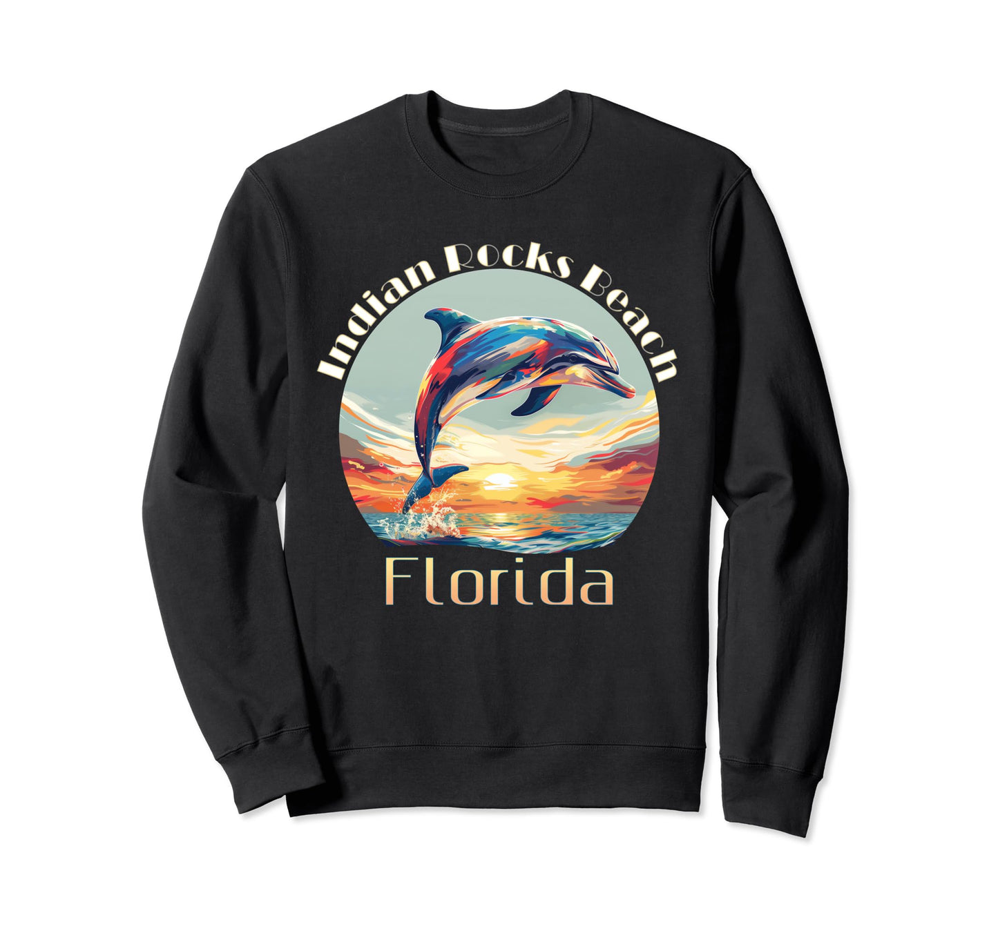 Indian Rocks Beach Florida Summer Sweatshirt - Graphic Print for Adults - T-Shirt, Sweatshirt, Hoodie