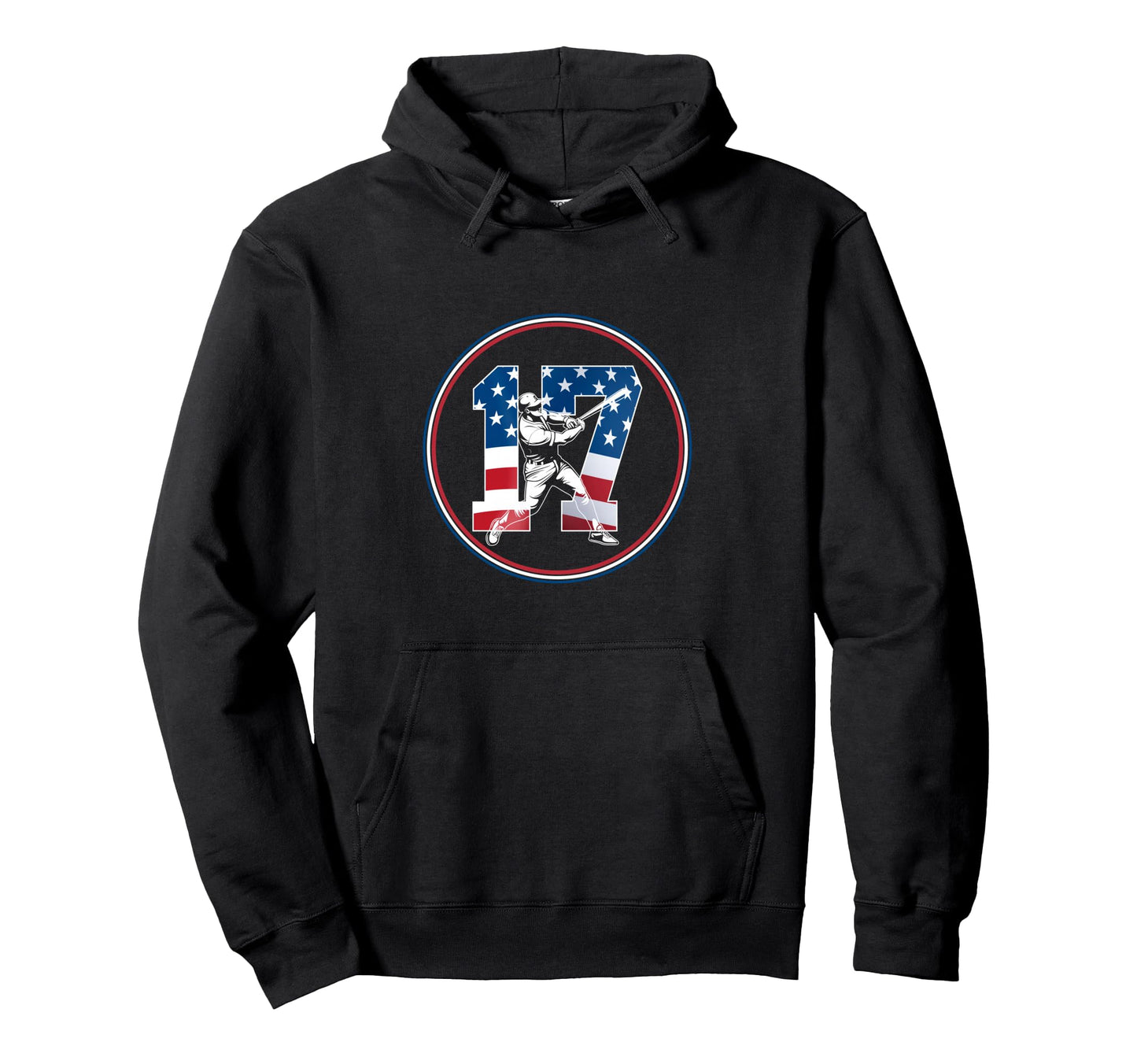 Number 17 Years Baseball 17Th Birthday Hoodie - Aesthetic Graphic Men Women - T-Shirt, Sweatshirt, Hoodie
