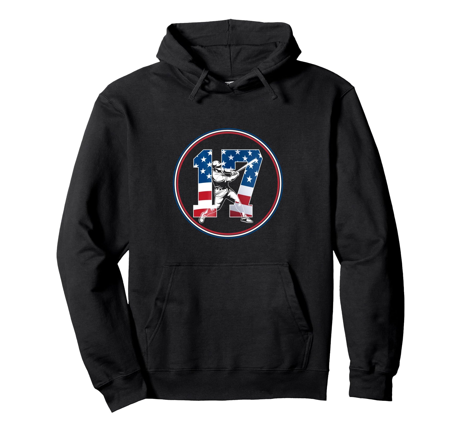 Number 17 Years Baseball 17Th Birthday Hoodie - Aesthetic Graphic Men Women - T-Shirt, Sweatshirt, Hoodie