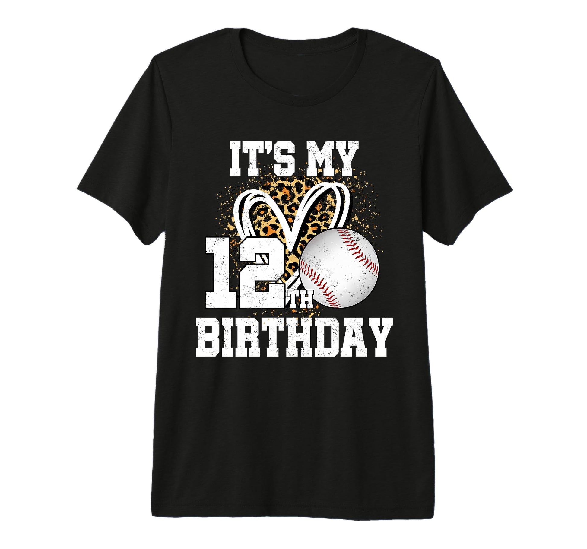 Its My 12Th Birthday Baseball 12 T-Shirt - Fun Novelty Design for Adults - T-Shirt, Sweatshirt, Hoodie