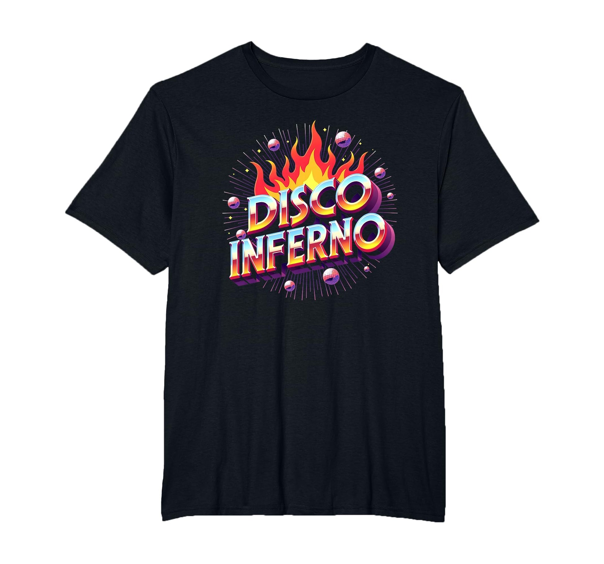 Disco Inferno Dance Party Fever Art T-Shirt - Streetwear Style Men Women - T-Shirt, Sweatshirt, Hoodie