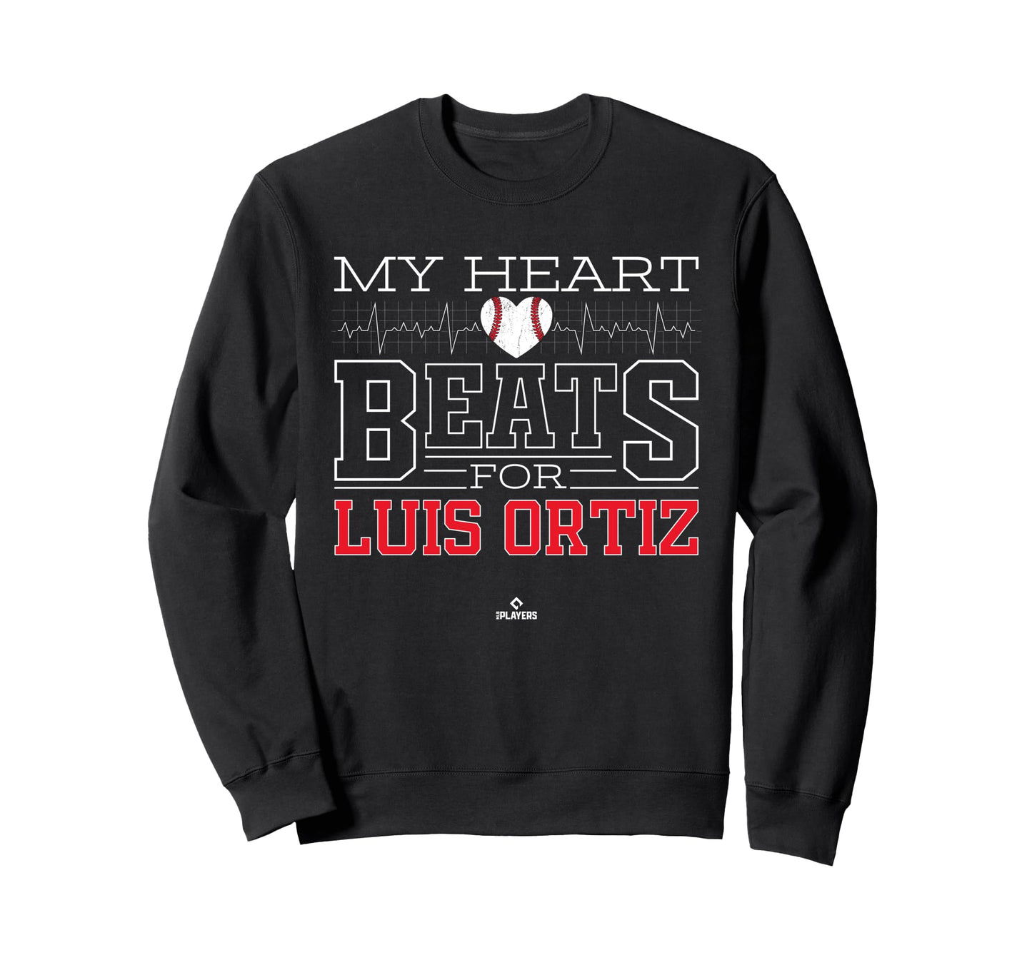 My Heart Beats Luis Ortiz Prospect Sweatshirt - Unique Graphic Men Women - T-Shirt, Sweatshirt, Hoodie