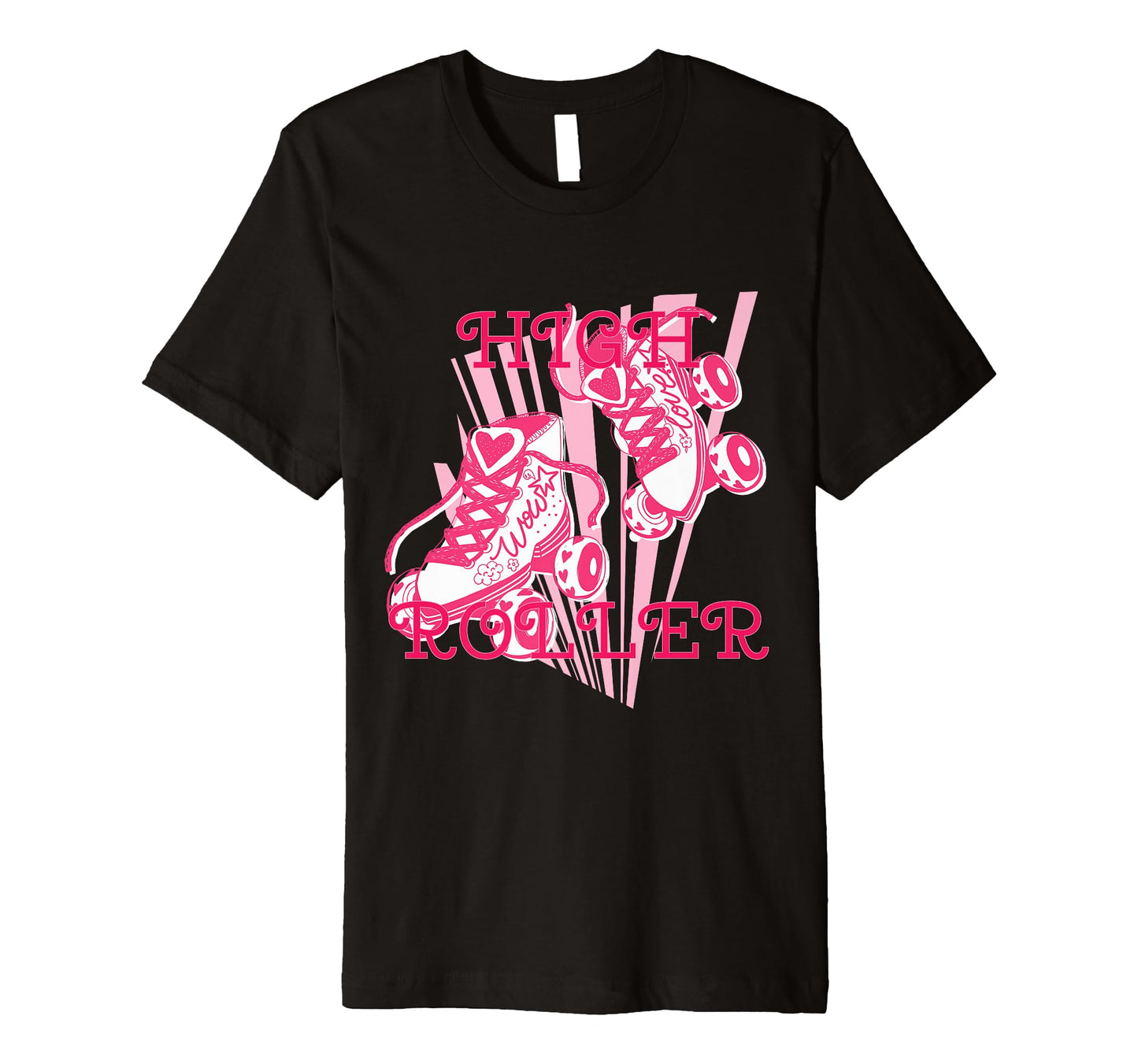 High Roller Skating Roller Derby T-Shirt - Fun Novelty Design for Adults - T-Shirt, Sweatshirt, Hoodie