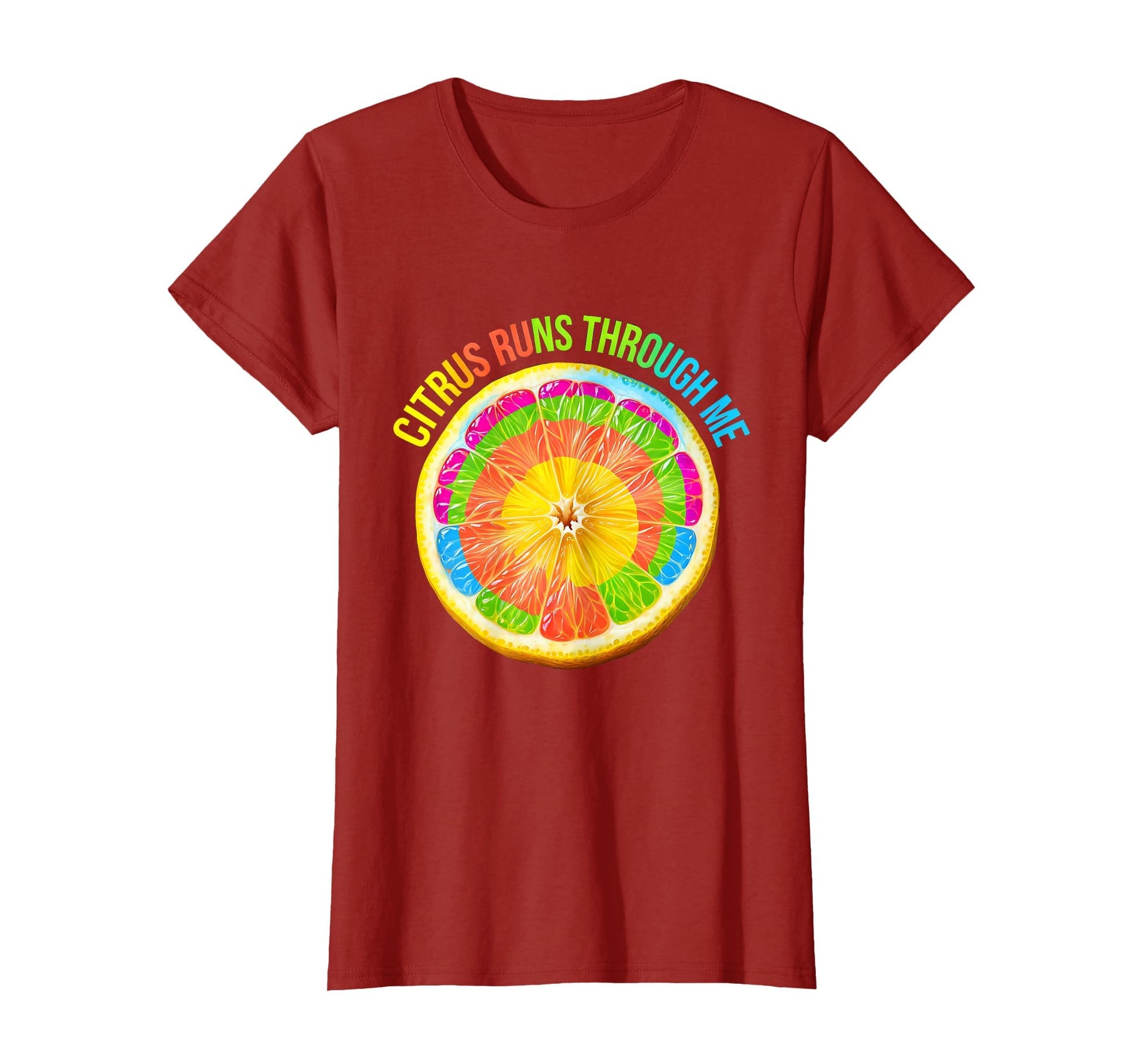 Citrus Runs Through Me Lemon Lover T-Shirt - Custom Art Print Men Women - T-Shirt, Sweatshirt, Hoodie