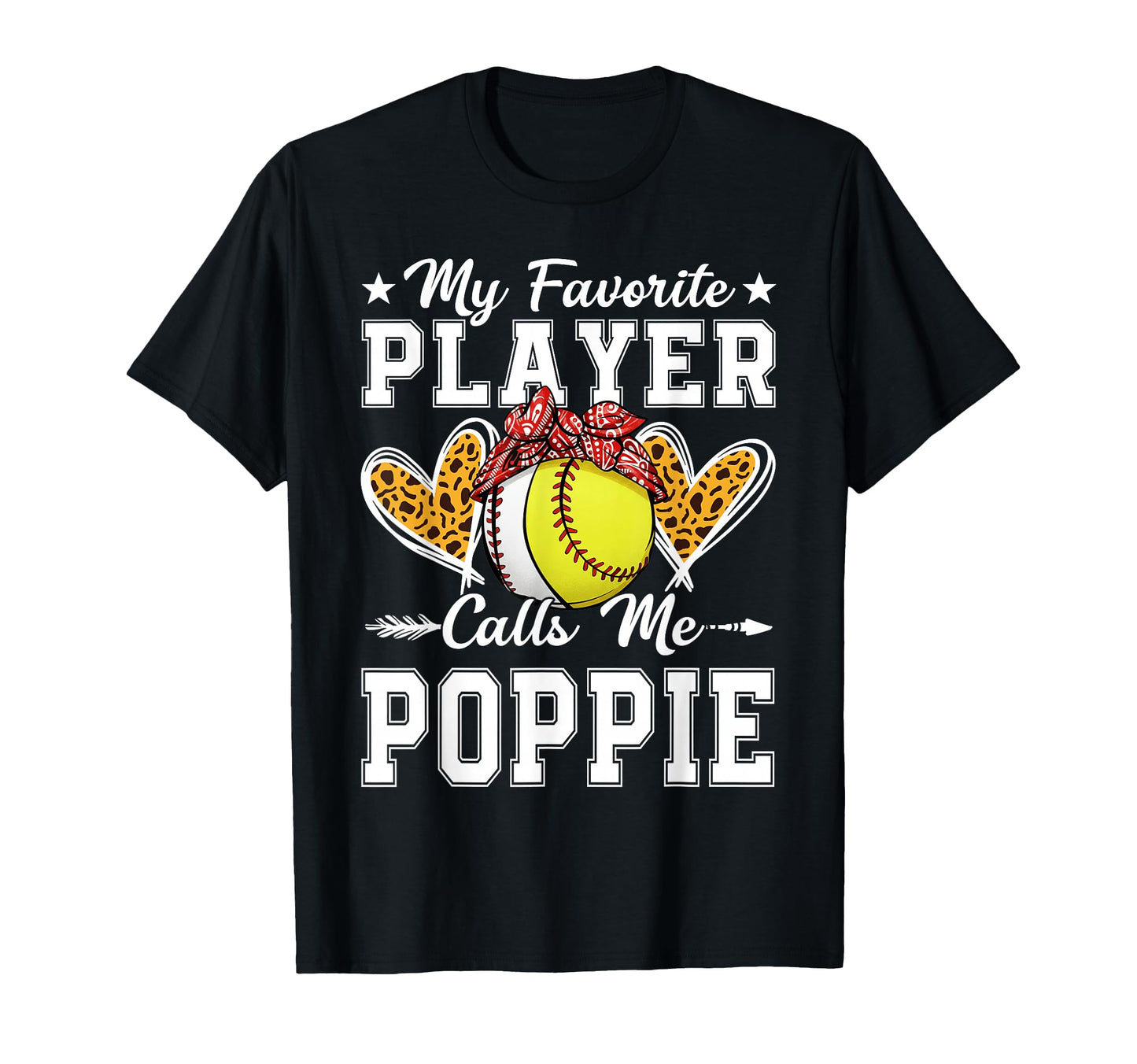 My Favorite Player Calls Me Poppie T-Shirt - Minimalist Print for Adults - T-Shirt, Sweatshirt, Hoodie